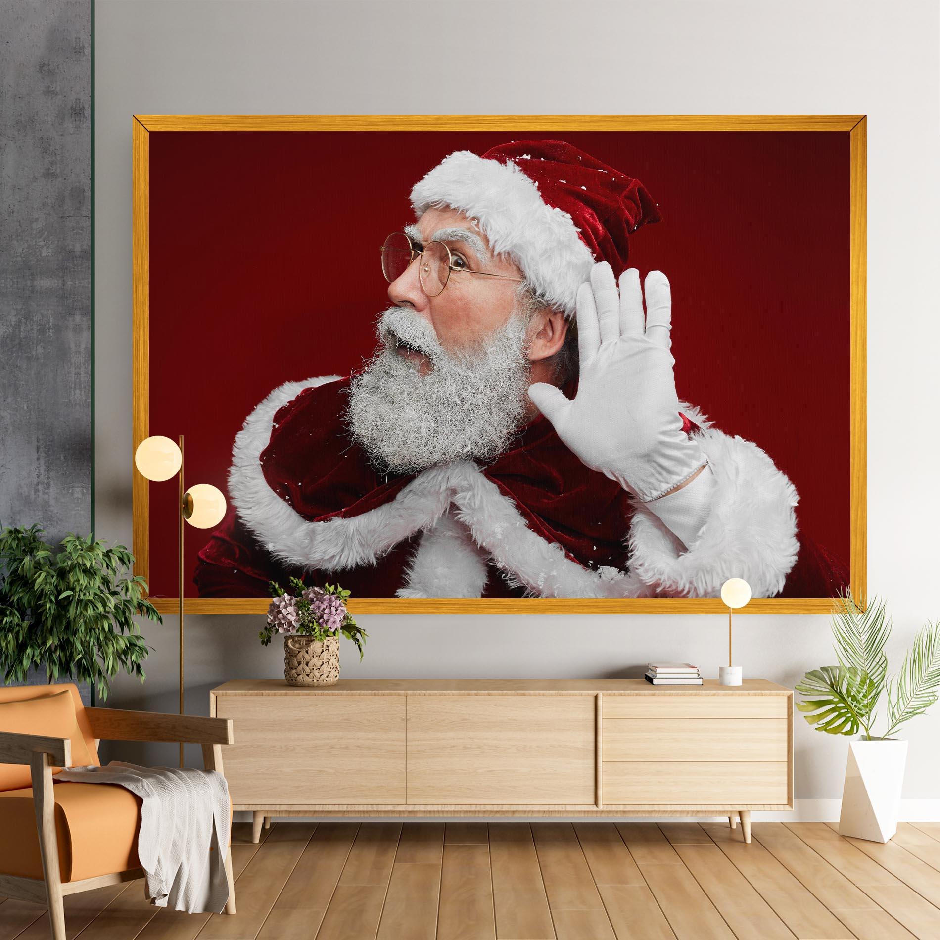 Tablou Canvas Santa Cant Hear You mockup 9