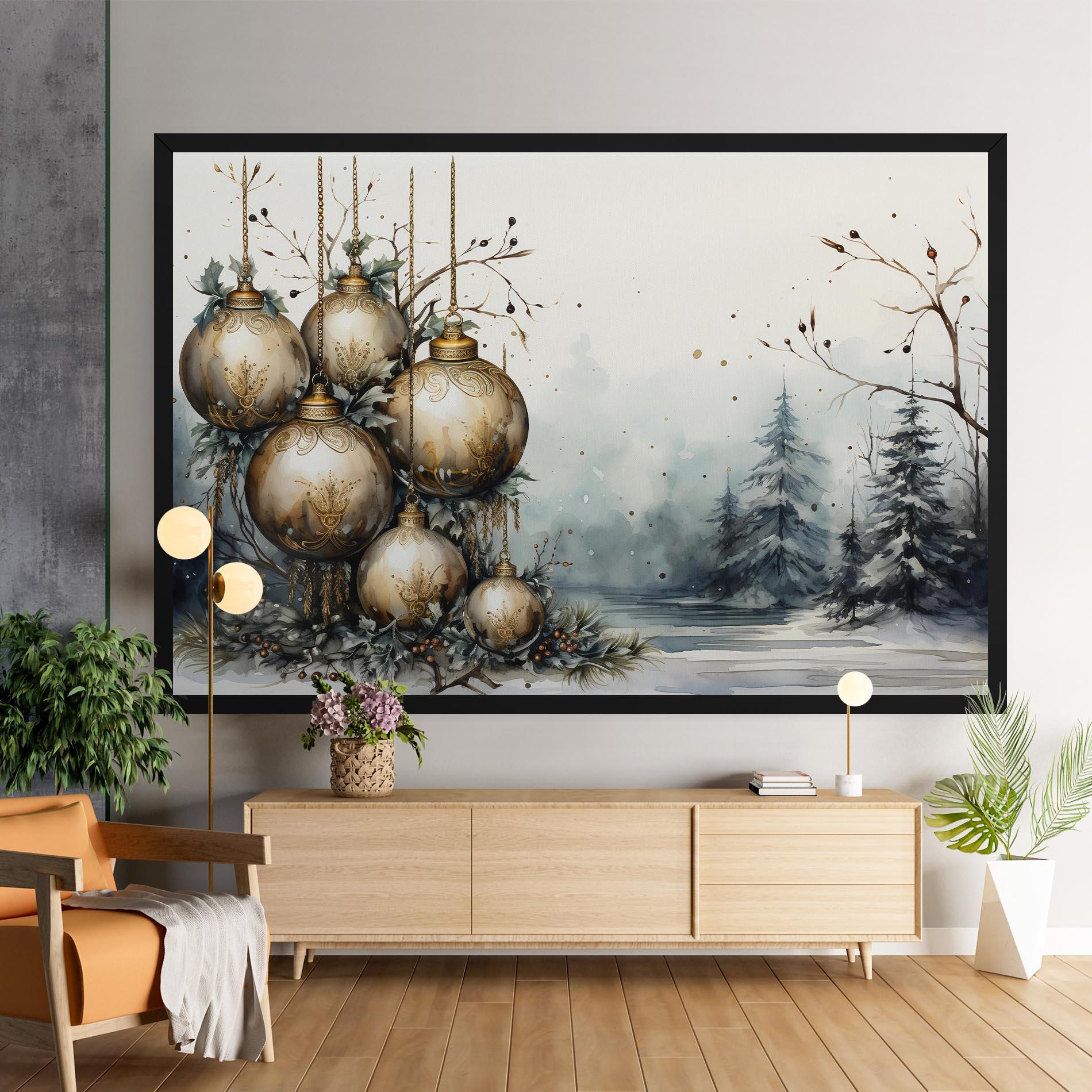 Tablou Canvas Christmas Art Paper mockup 9