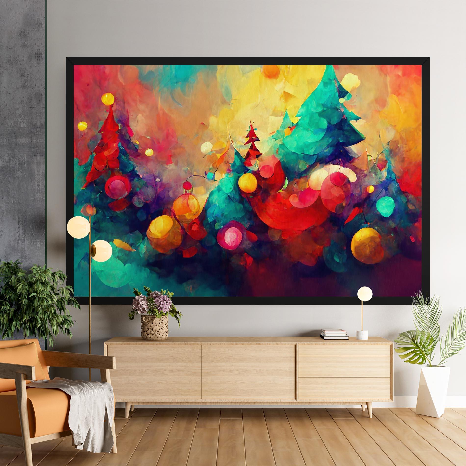 Tablou Canvas Colorfull Winter mockup 9