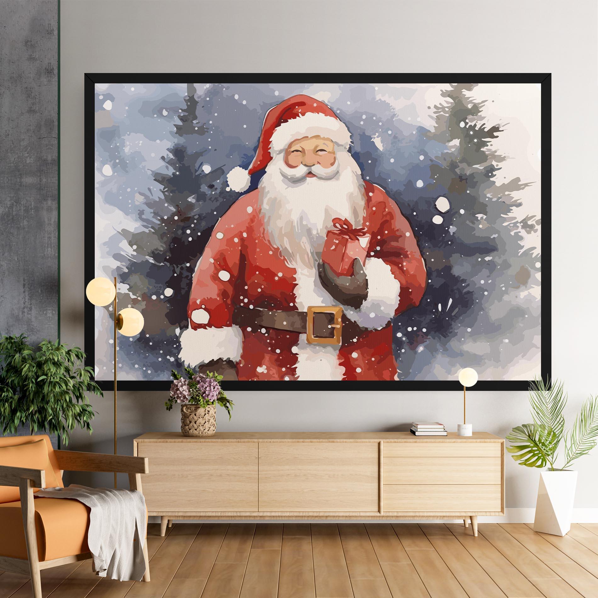Tablou Canvas Holding Gift mockup 9