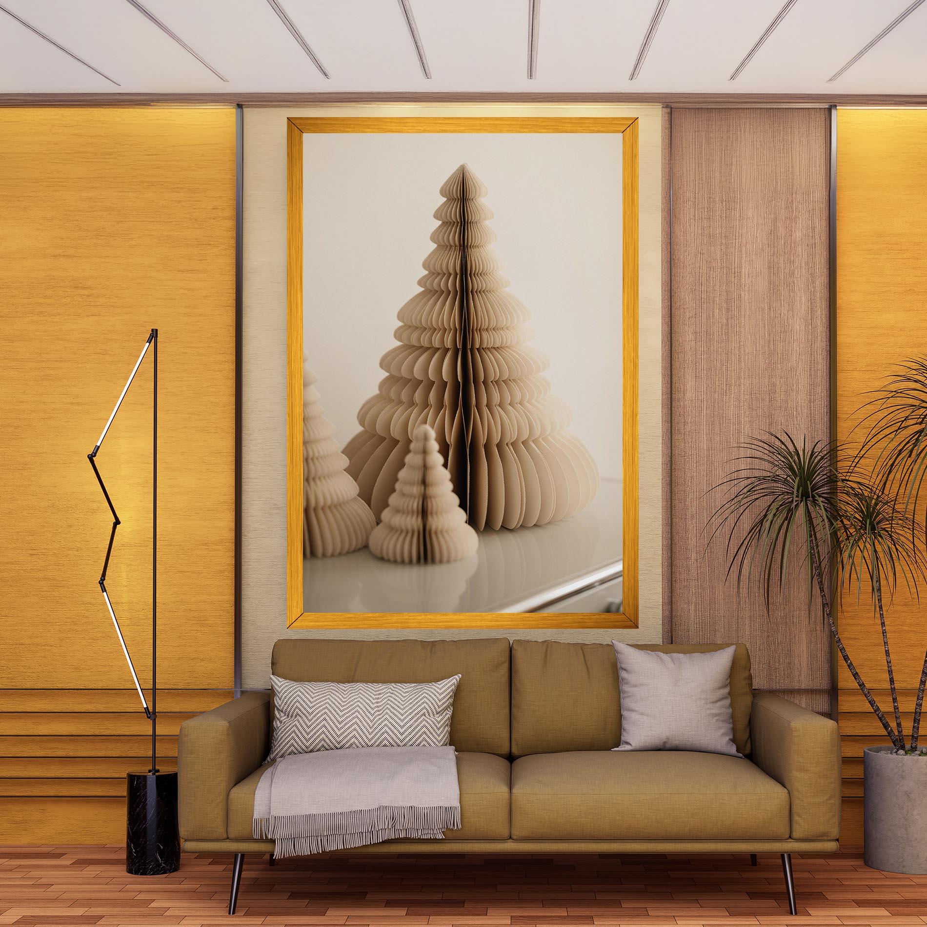 Tablou Canvas Paper Tree mockup 9