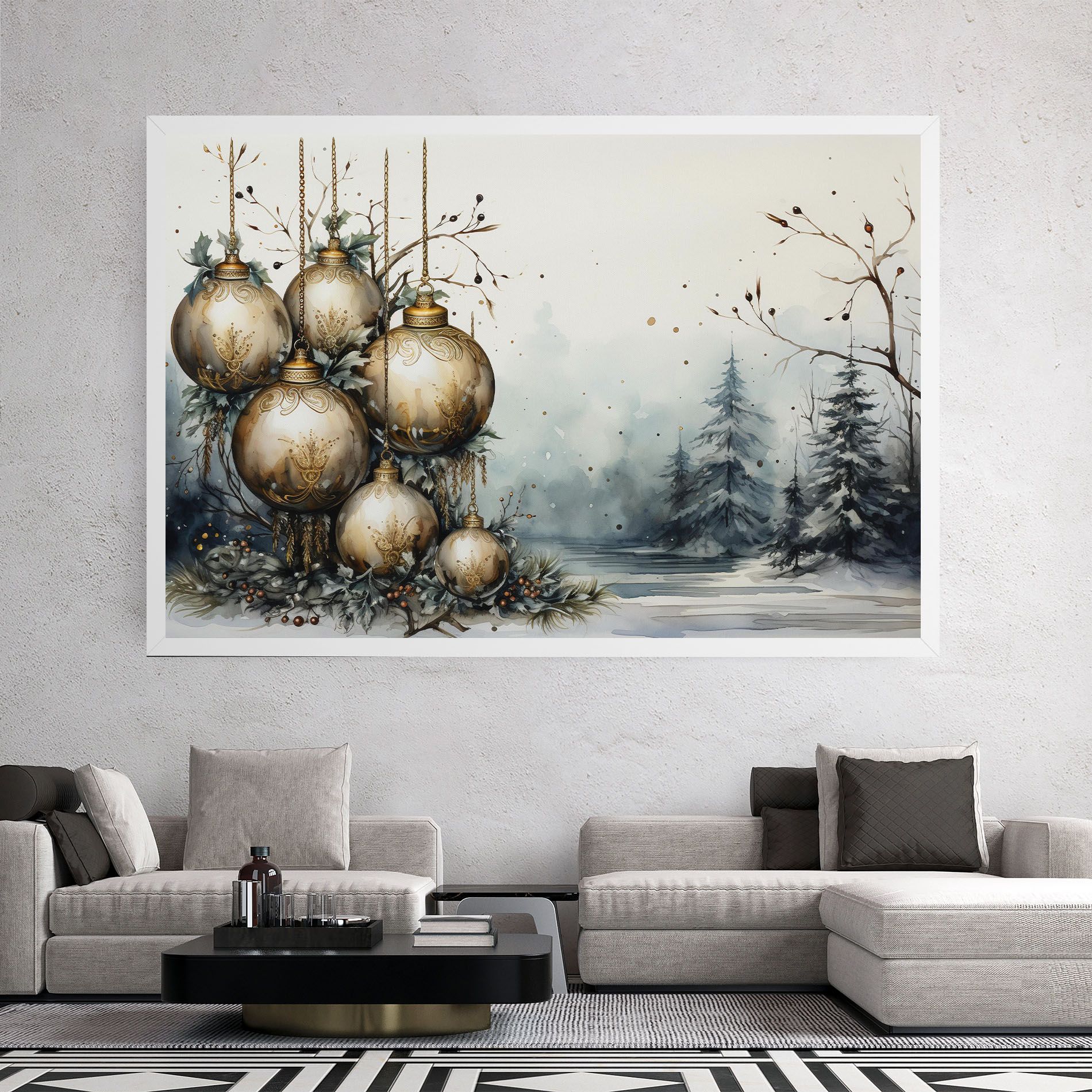 Christmas Art Paper mockup 2