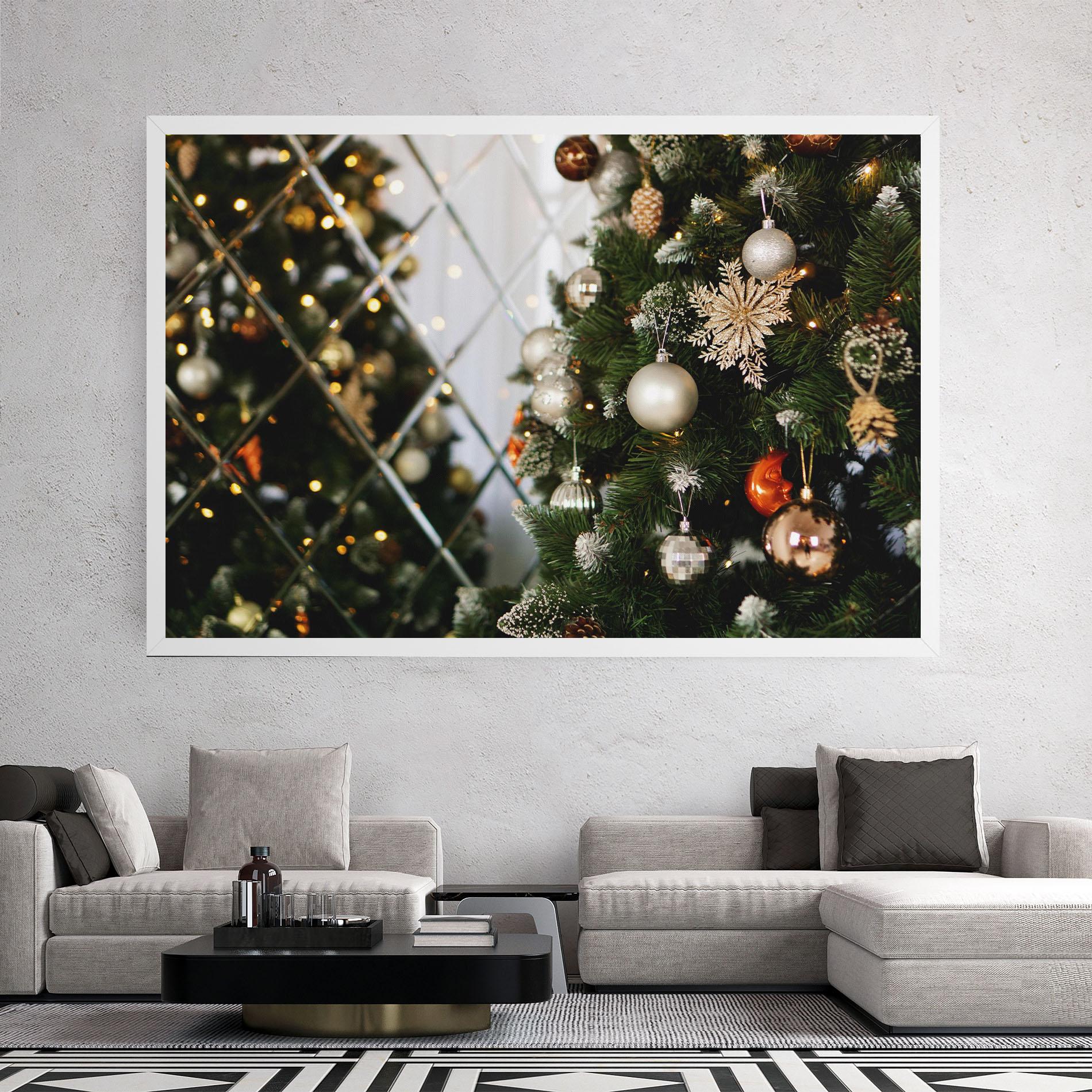 Tablou Canvas Christmas Decor Tree mockup 2