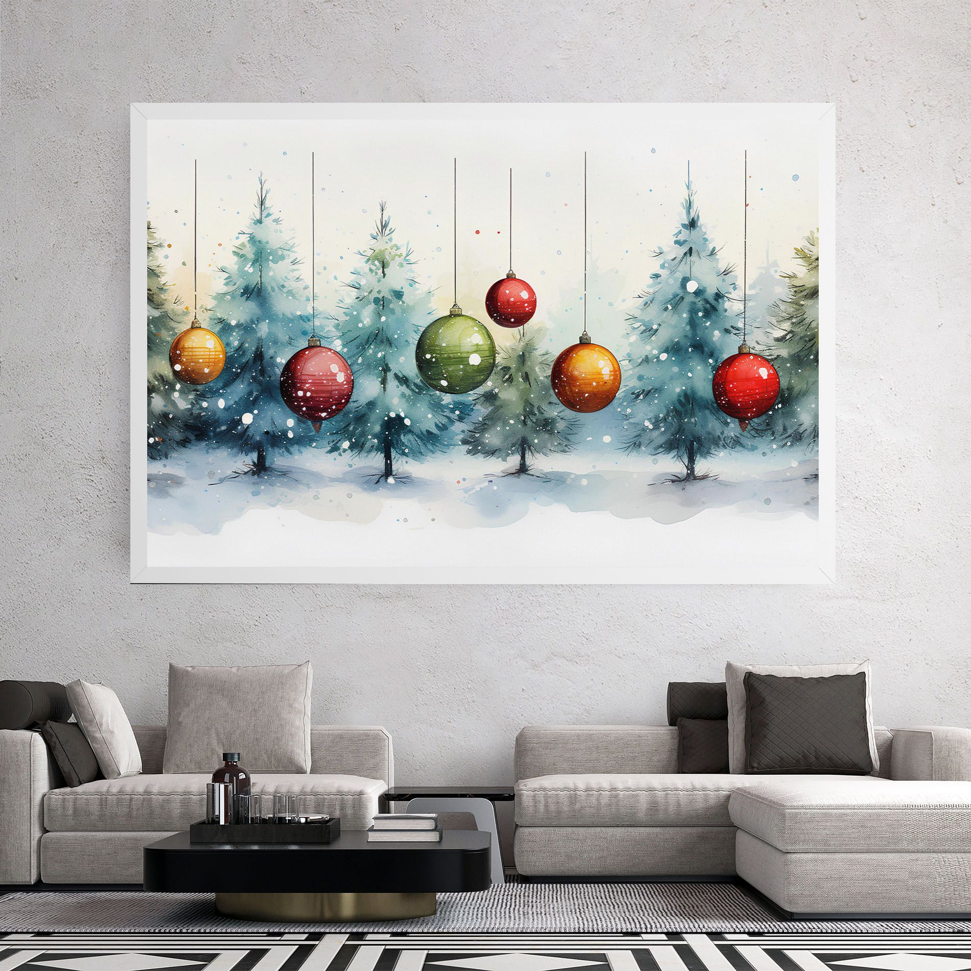 Christmas Tree Painting mockup 2