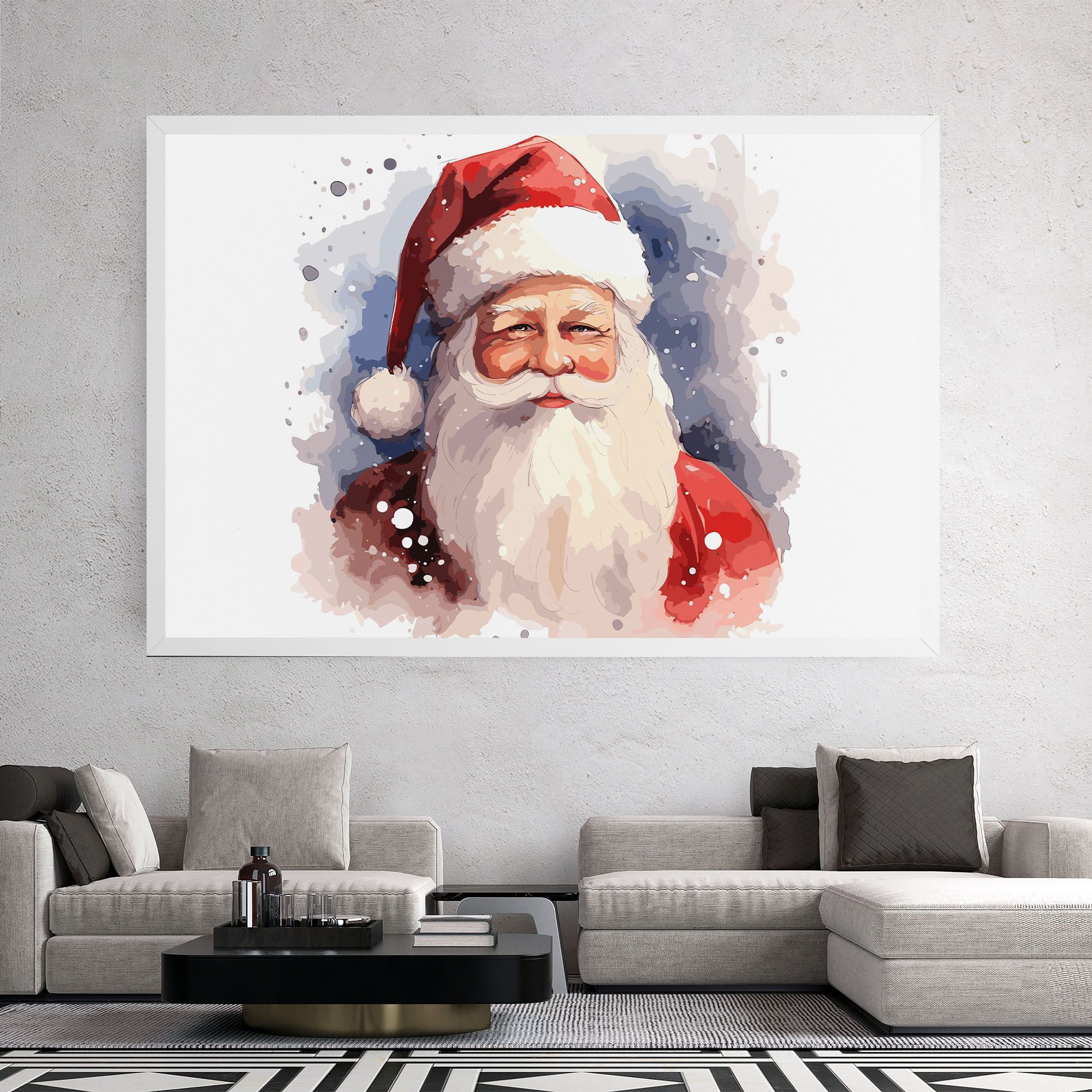 Cute Santa mockup 2