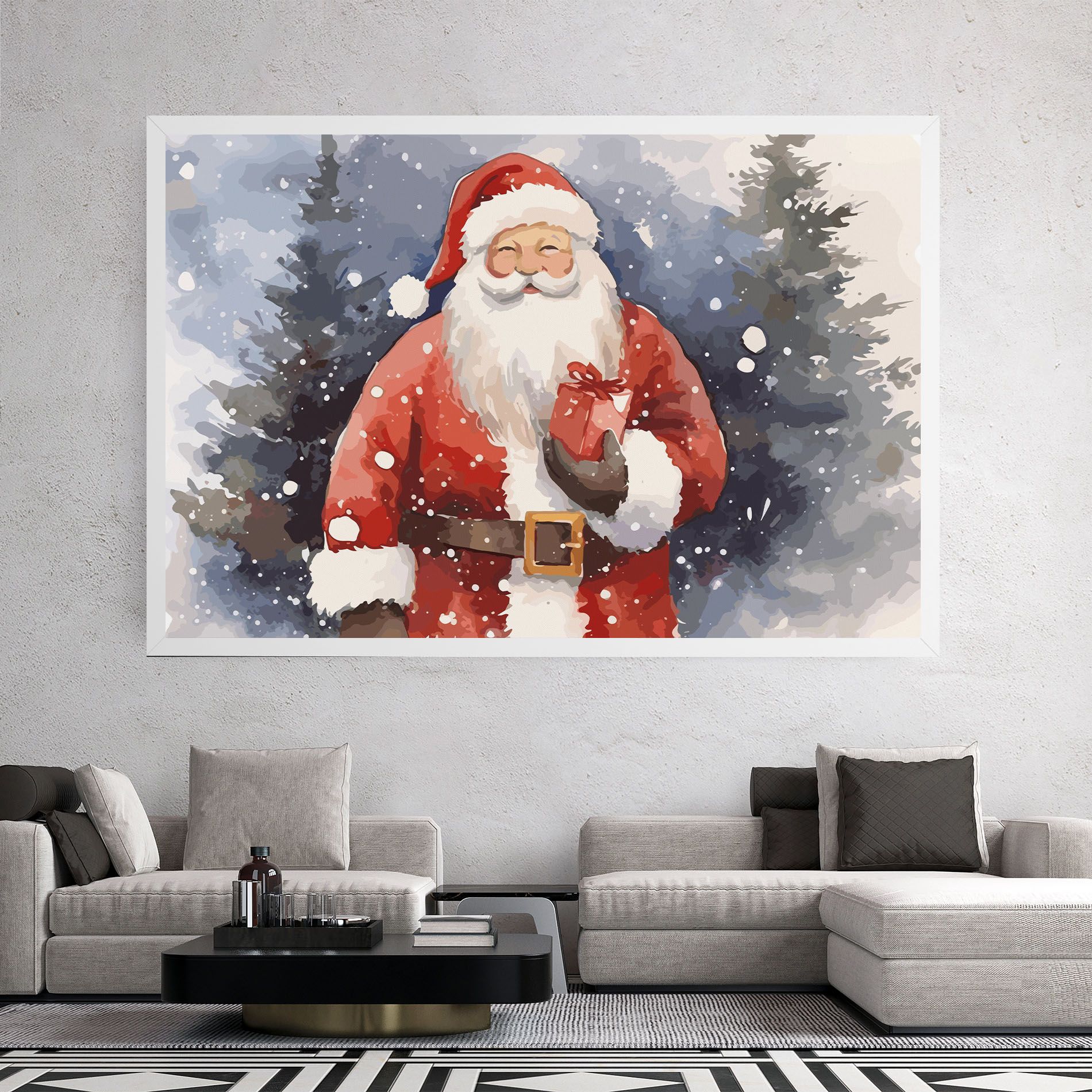 Holding Gift mockup 2