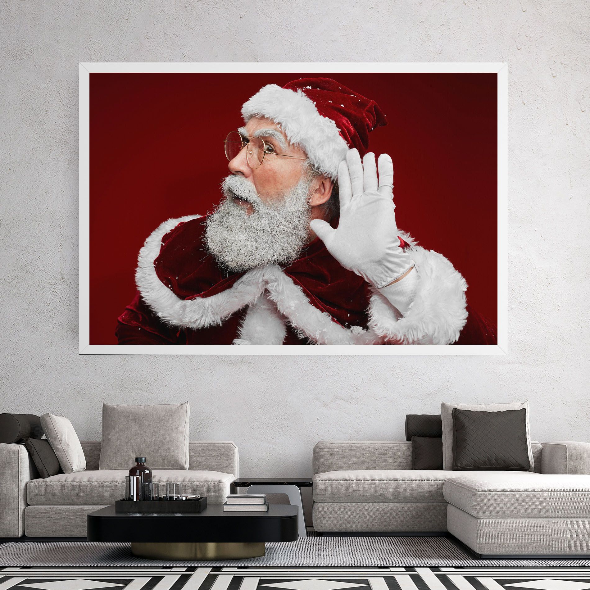 Santa Cant Hear You mockup 2