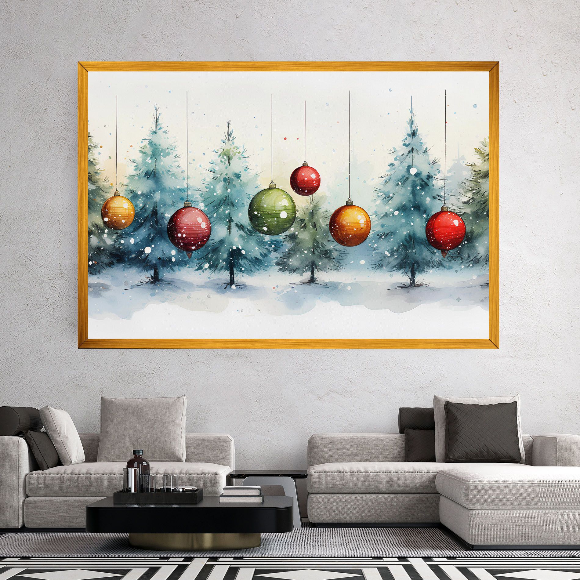 Christmas Tree Painting mockup 2