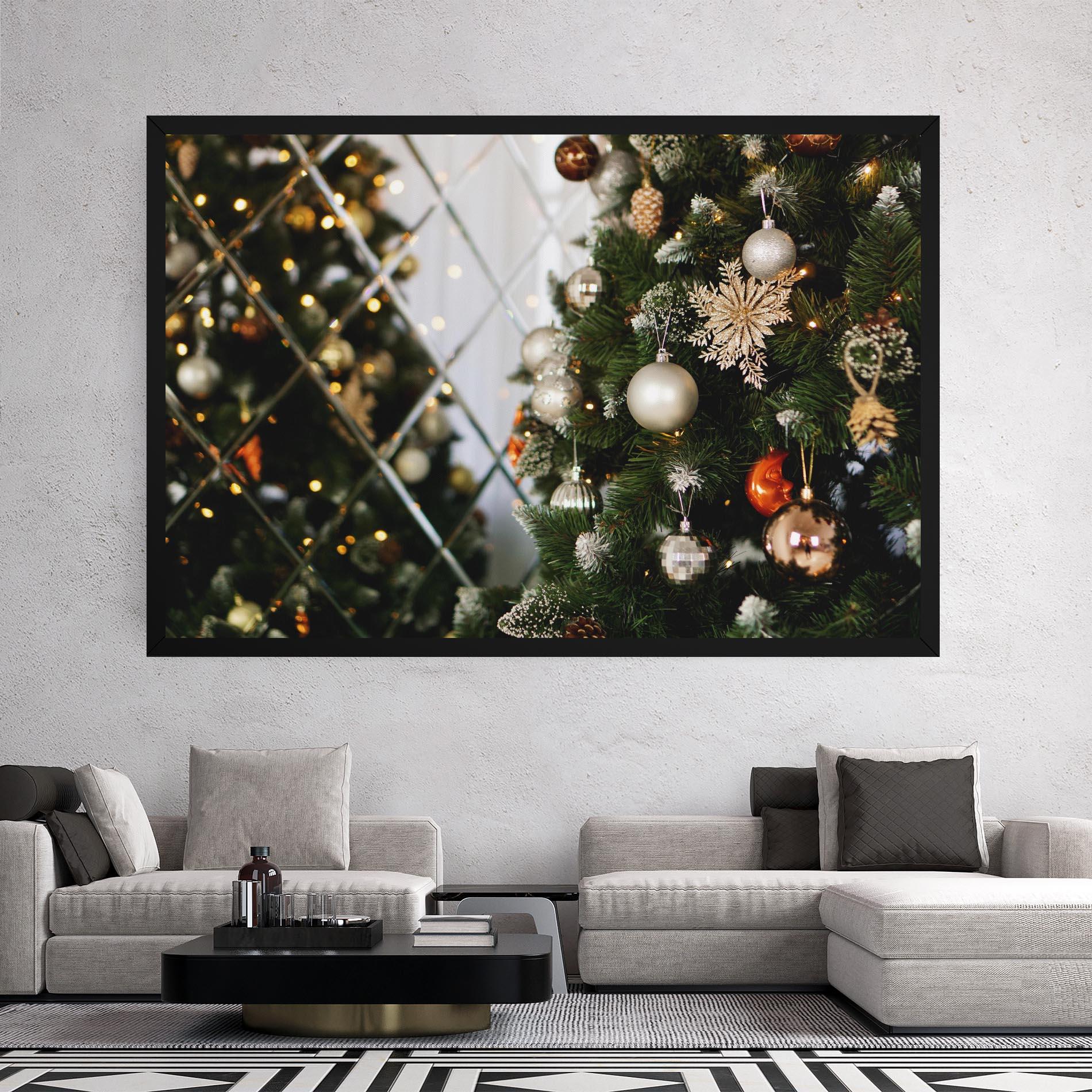 Tablou Canvas Christmas Decor Tree mockup 2