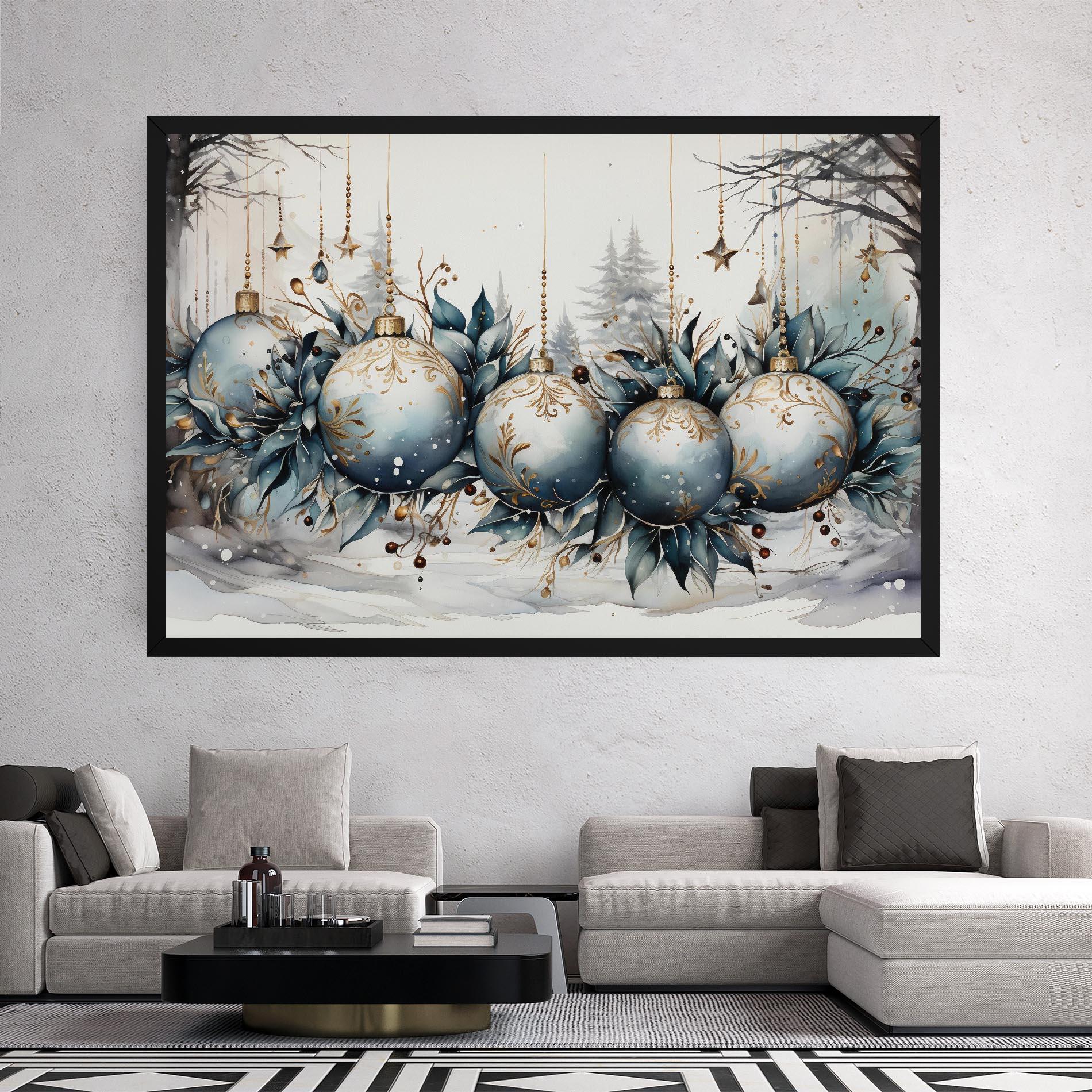 Tablou Canvas Christmas Paper mockup 2