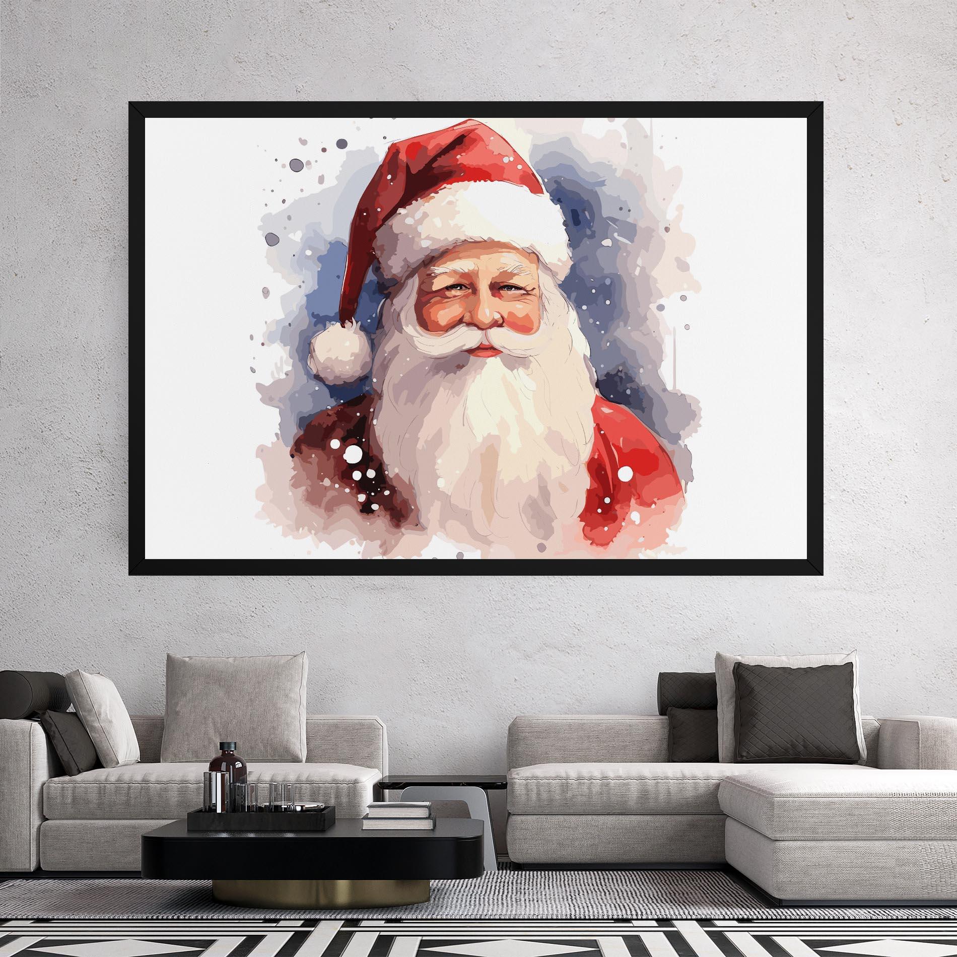 Tablou Canvas Cute Santa mockup 2