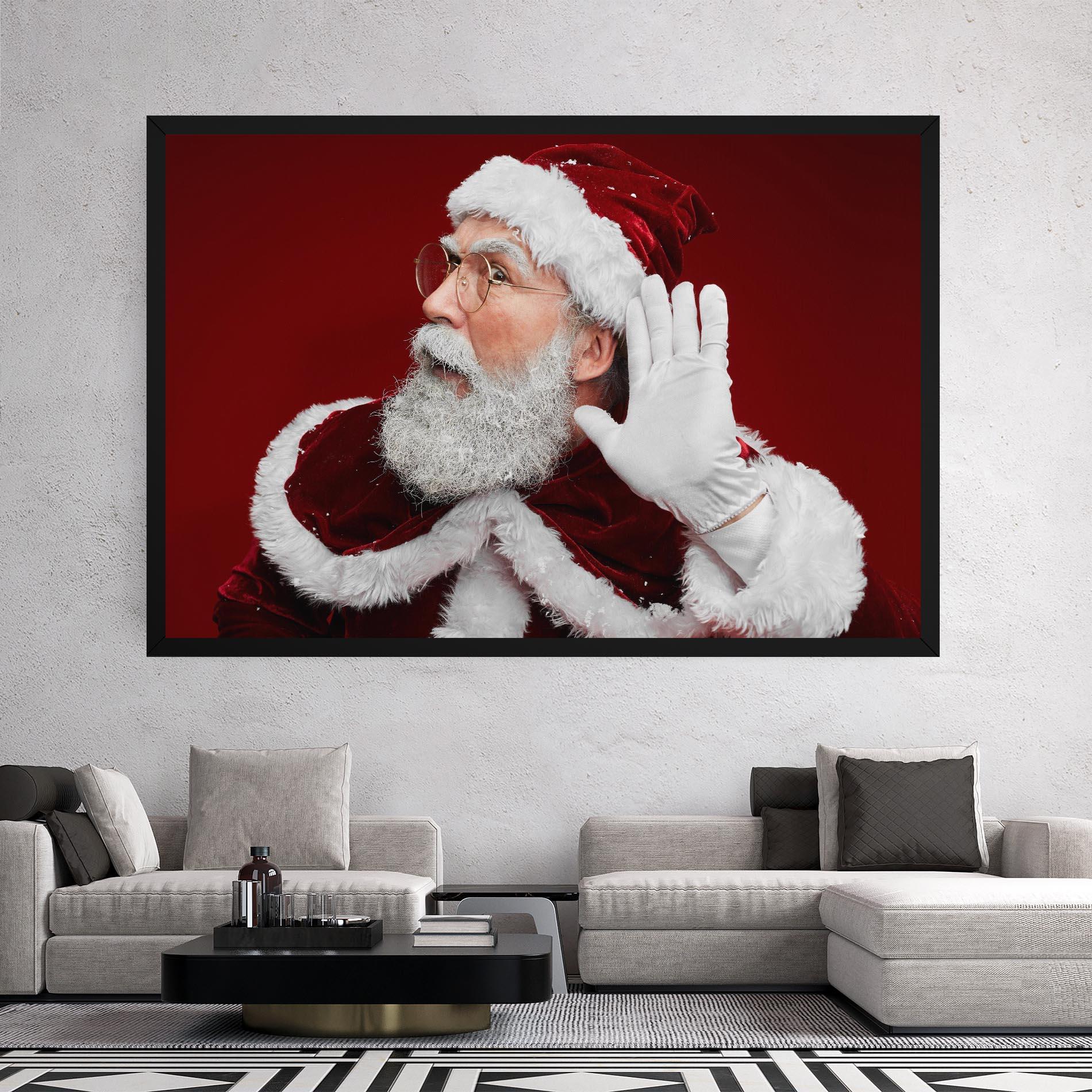Tablou Canvas Santa Cant Hear You mockup 2