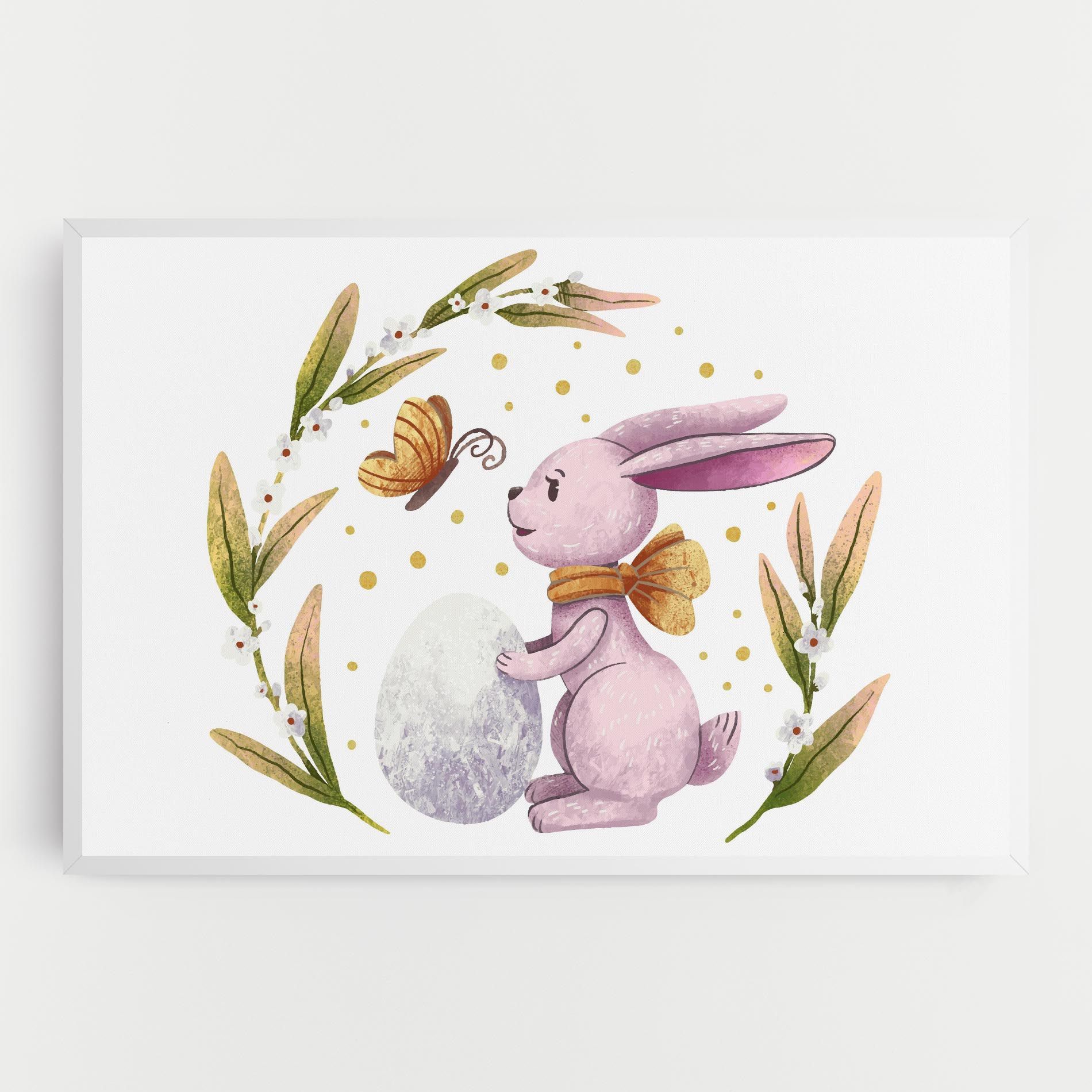 Easter Pink Bunny mockup 0