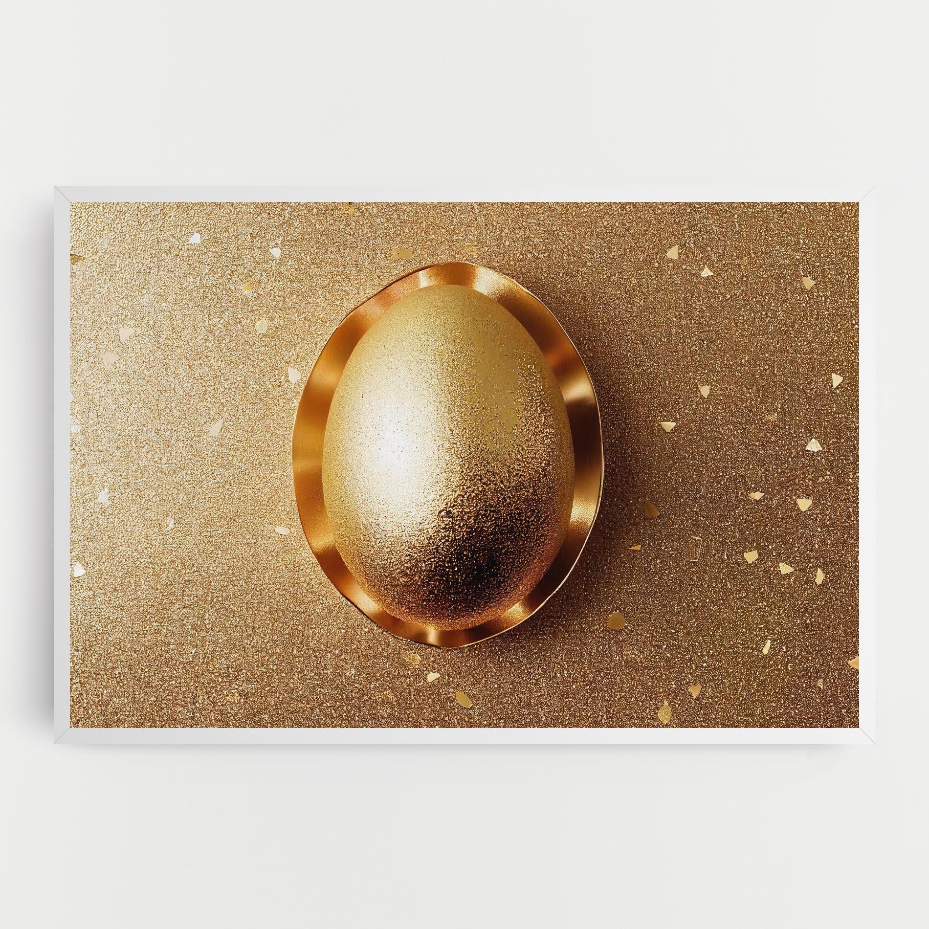 Tablou Canvas Golden Egg Chocolate mockup 0