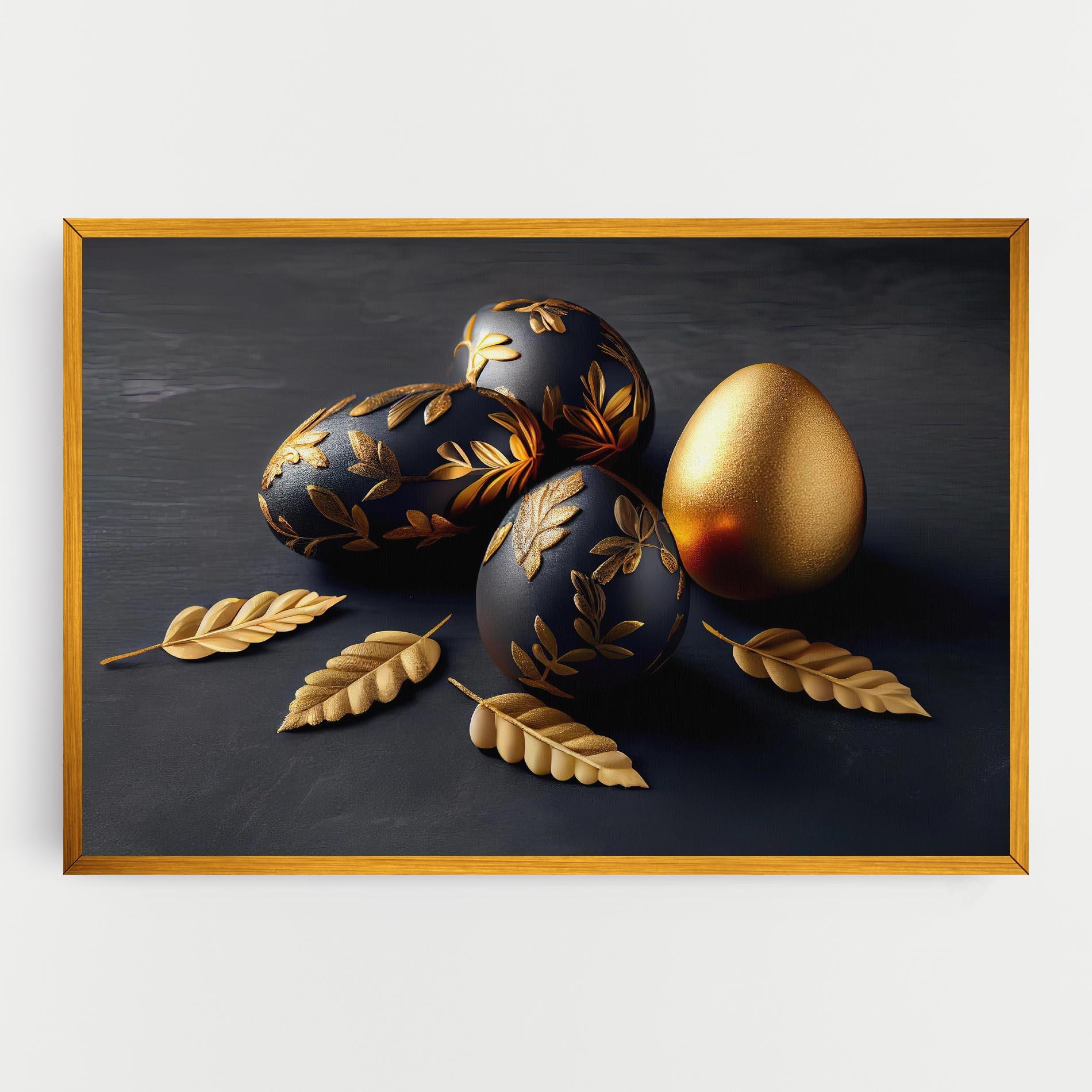 Tablou Canvas Black Gold Egs mockup 0