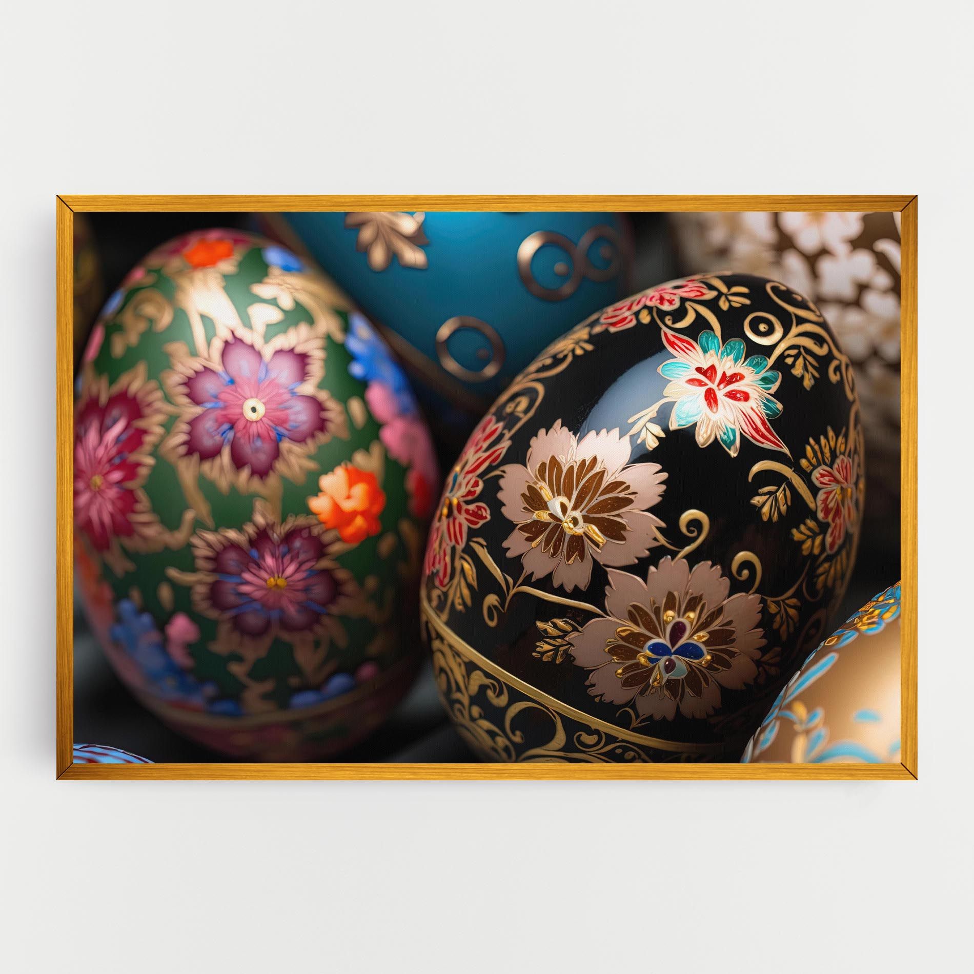 Close Up Painted Eggs mockup 0