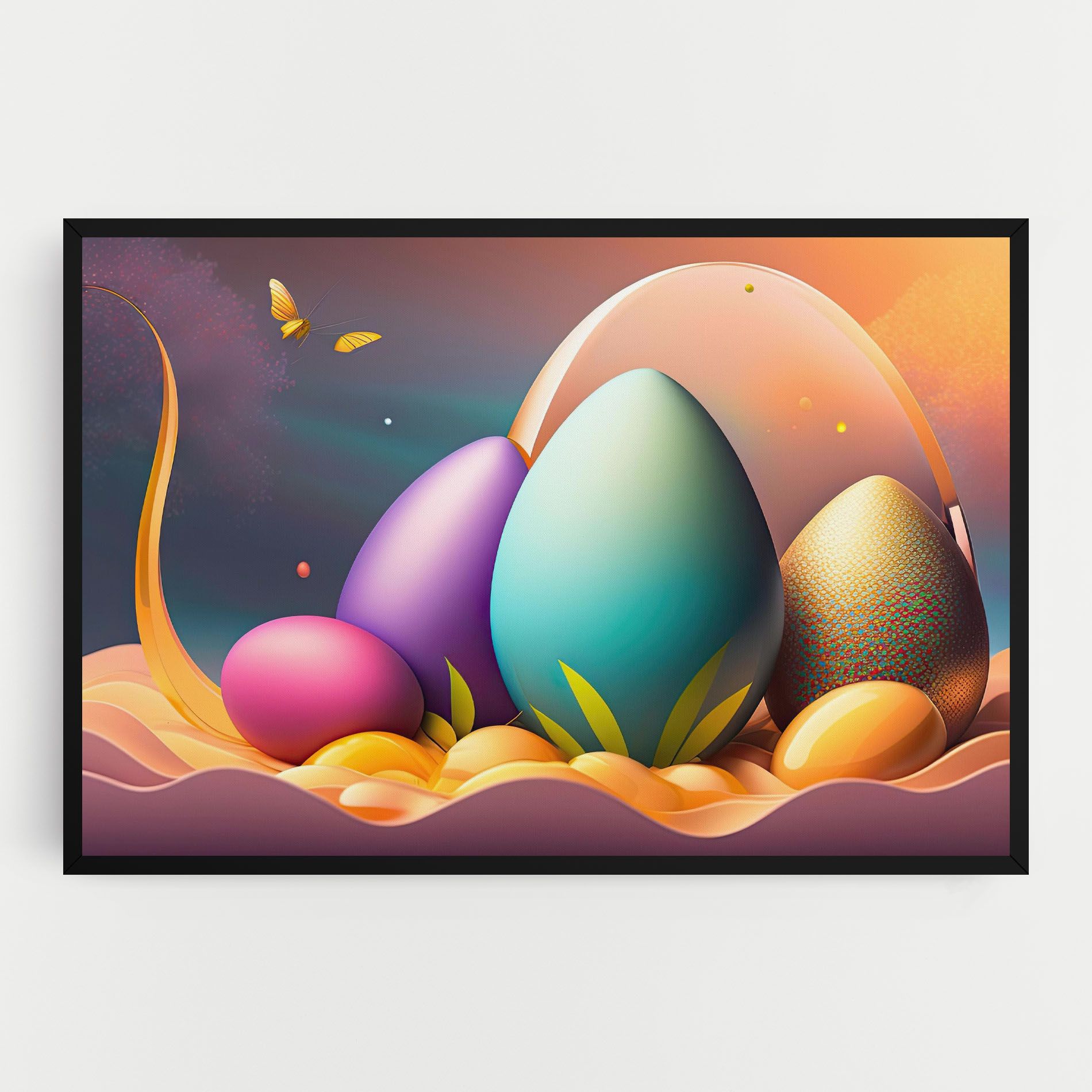 Big Blue Easter Egg mockup 0