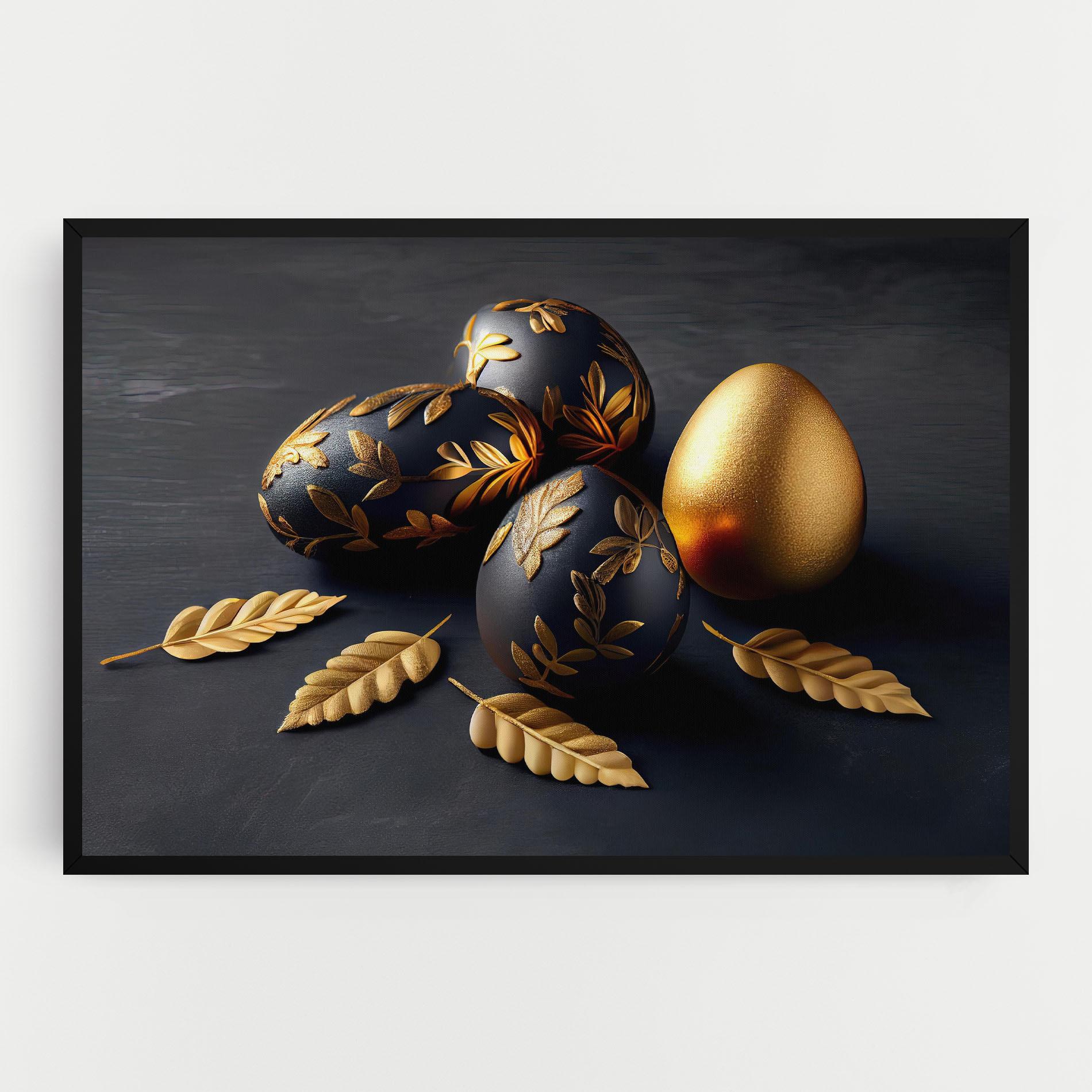 Tablou Canvas Black Gold Egs mockup 0