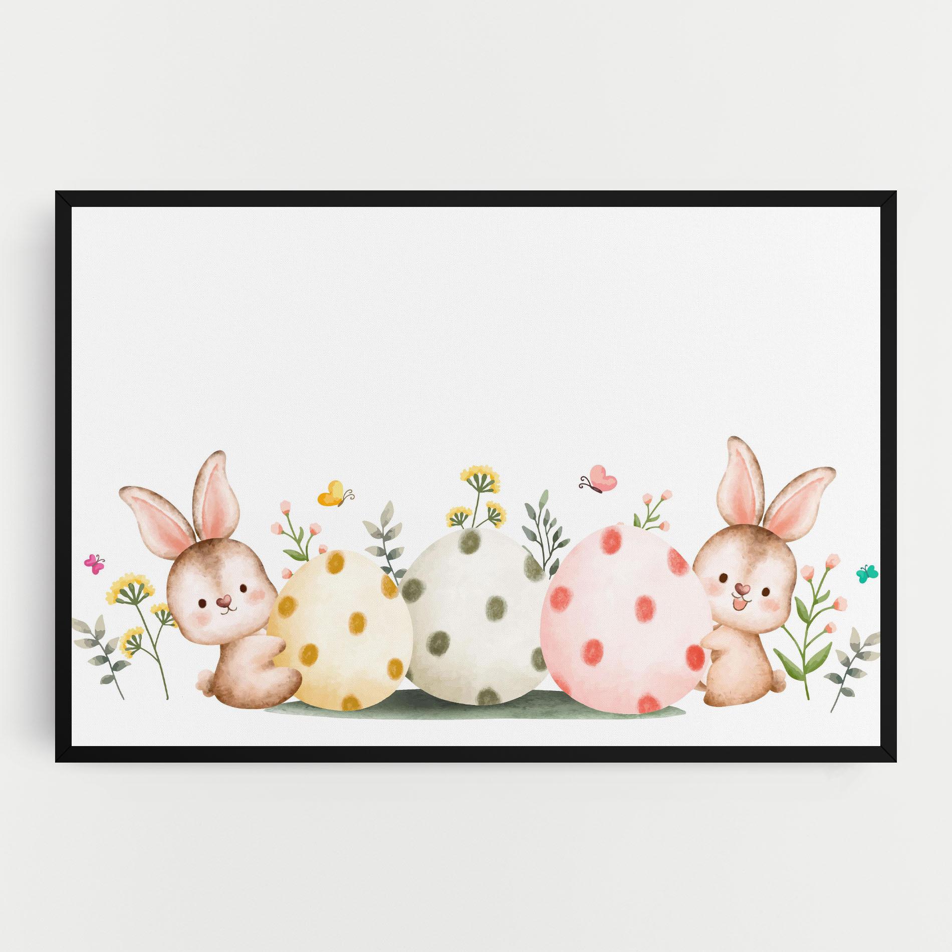 Tablou Canvas Butterfly Rabbit mockup 0