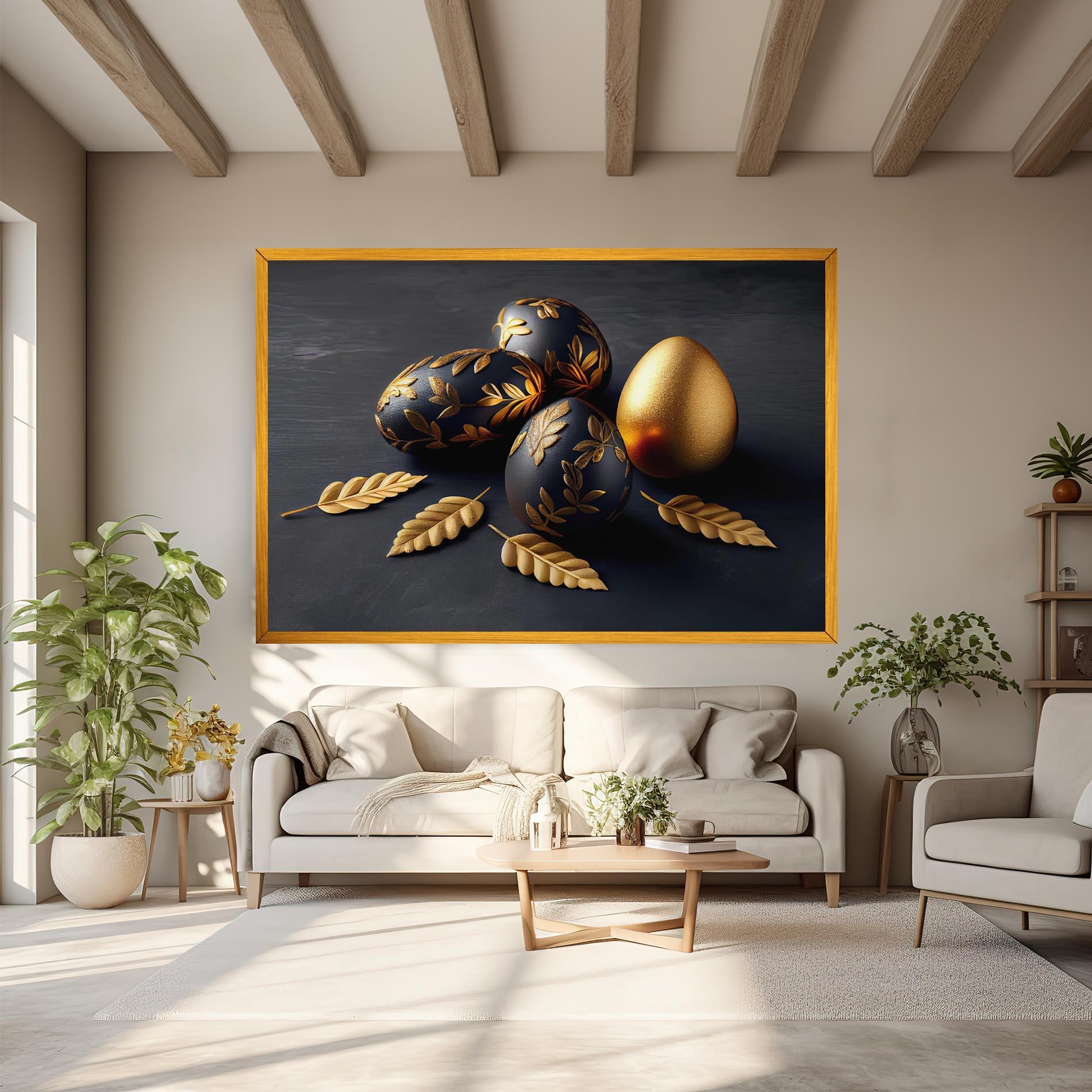 Tablou Canvas Black Gold Egs mockup 6