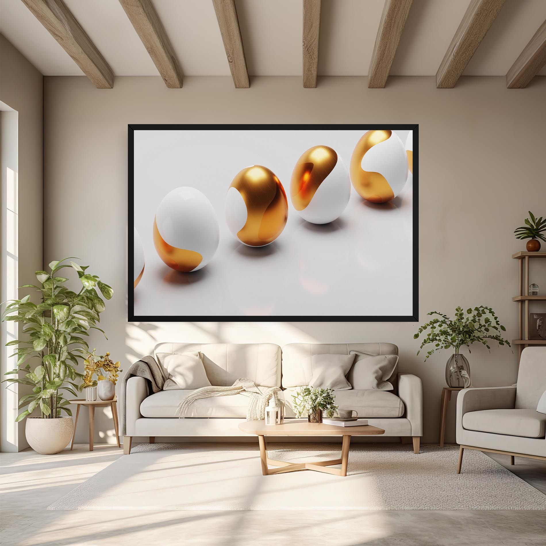 Elegant Easter Eggs mockup 6