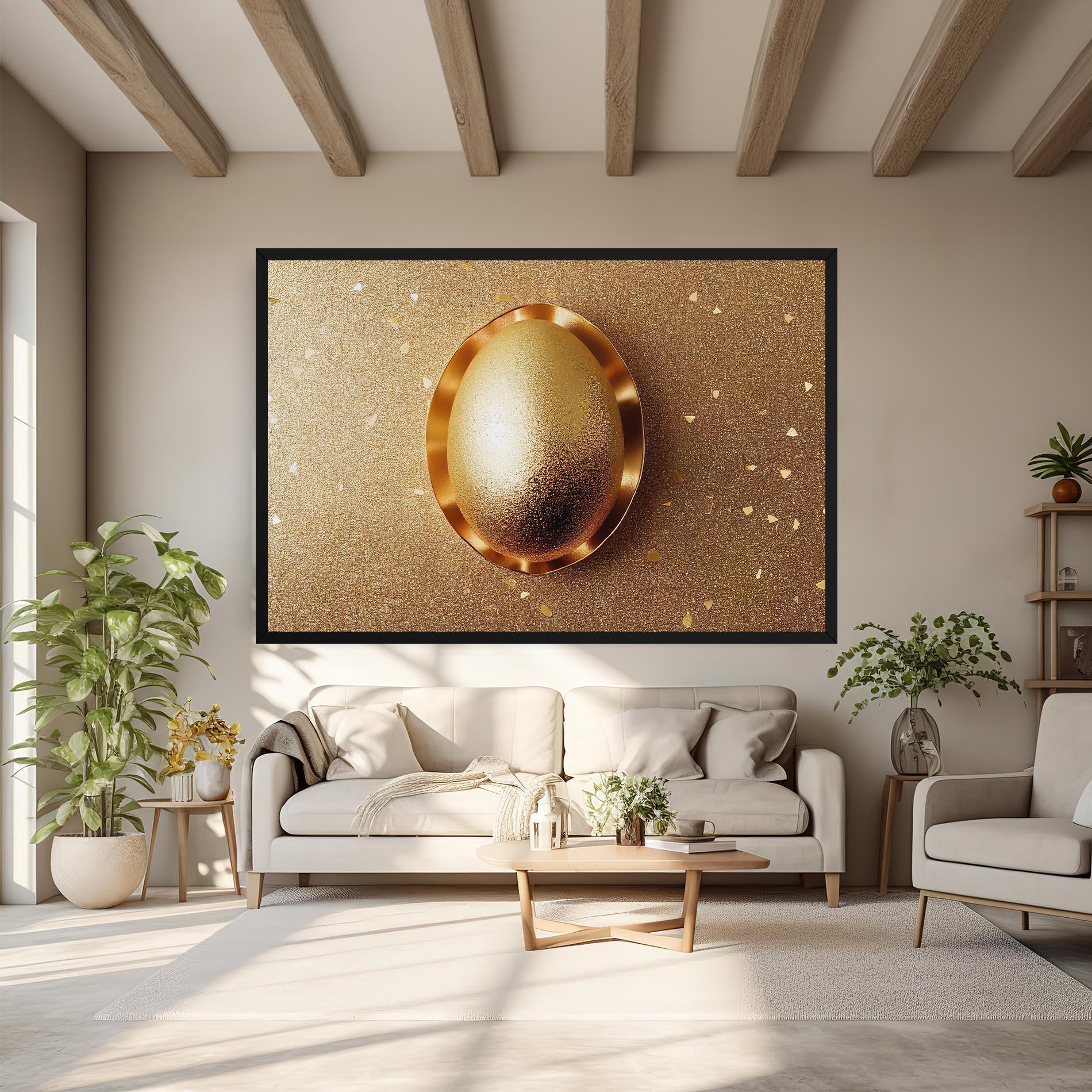 Tablou Canvas Golden Egg Chocolate mockup 6