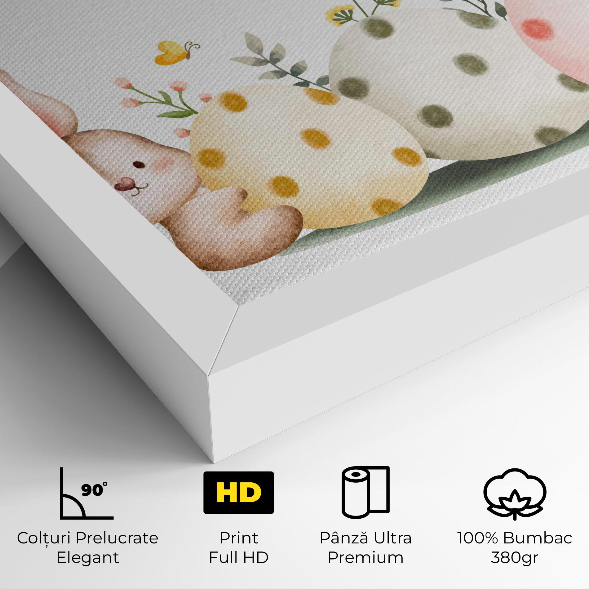 Tablou Canvas Butterfly Rabbit mockup 4