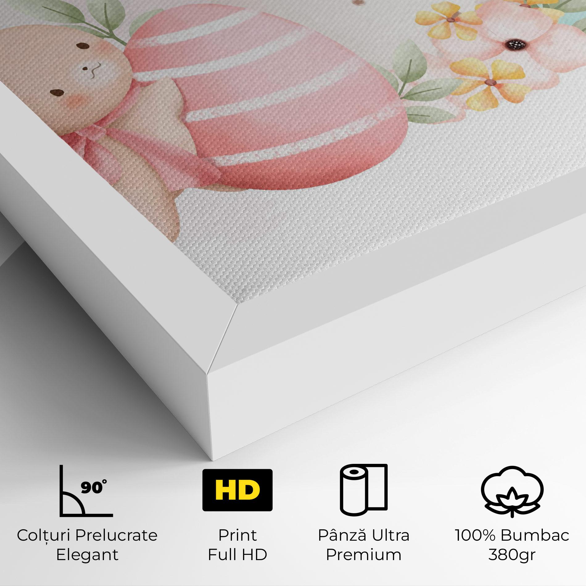 Tablou Canvas Cute Bunny Art mockup 4