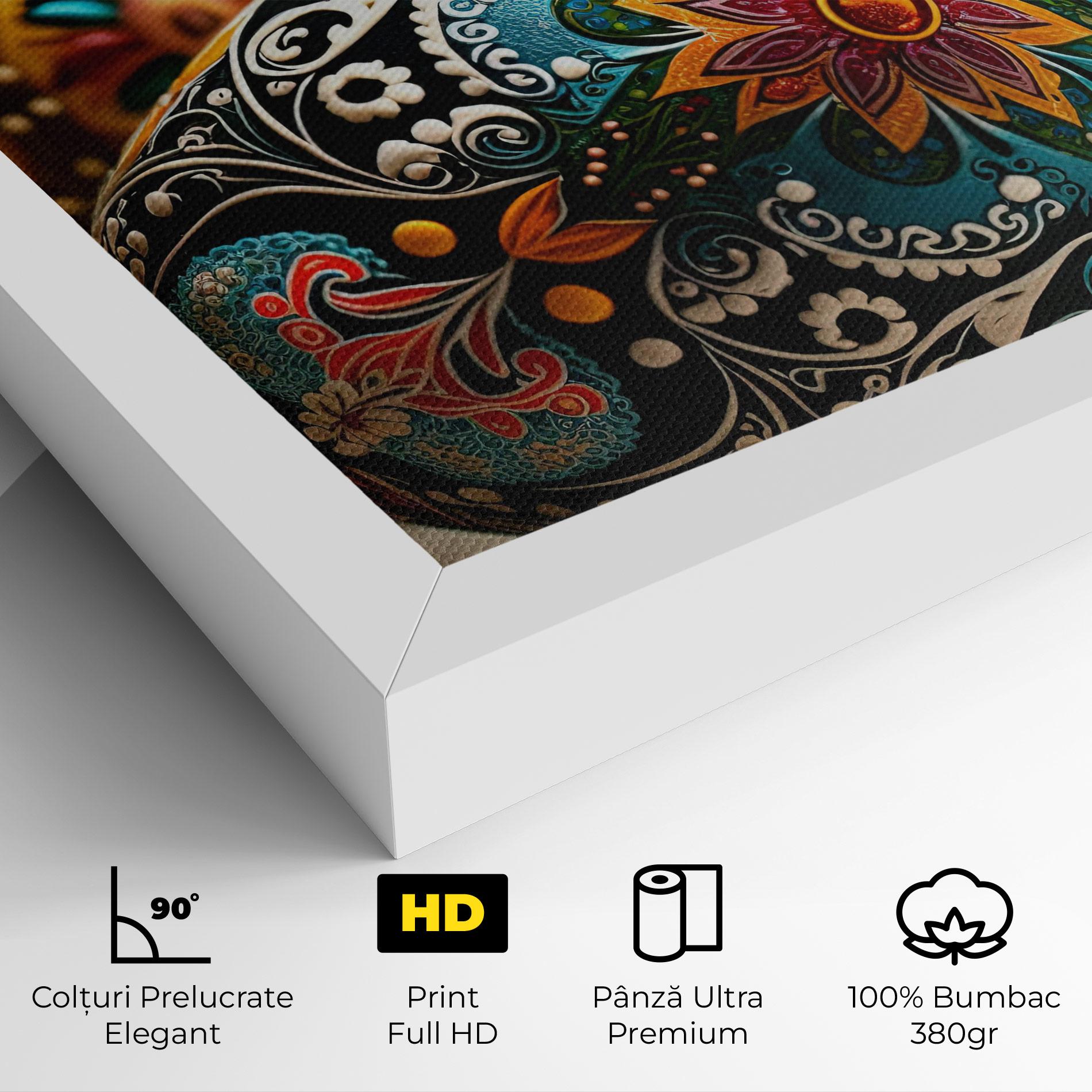 Tablou Canvas Easter Eggs Ornament mockup 4