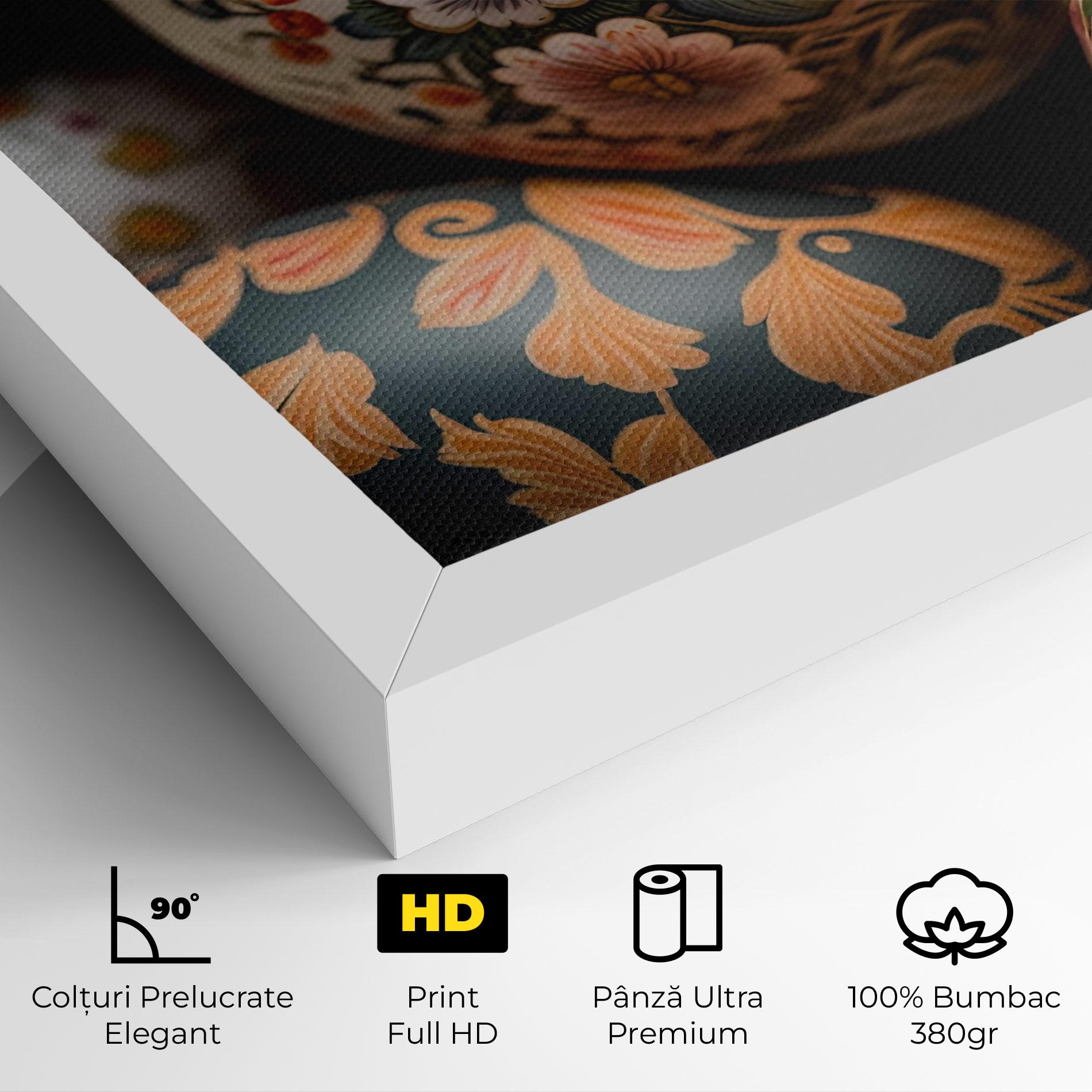 Tablou Canvas Floral Painted Eggs mockup 4