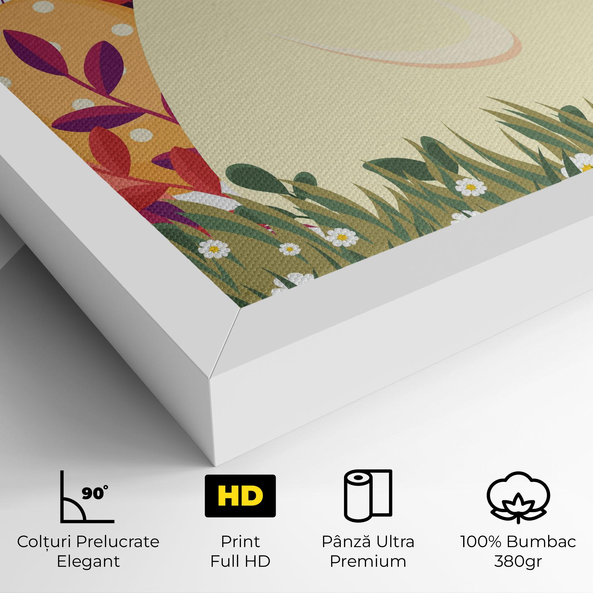 Tablou Canvas Friendly Bunny mockup 4