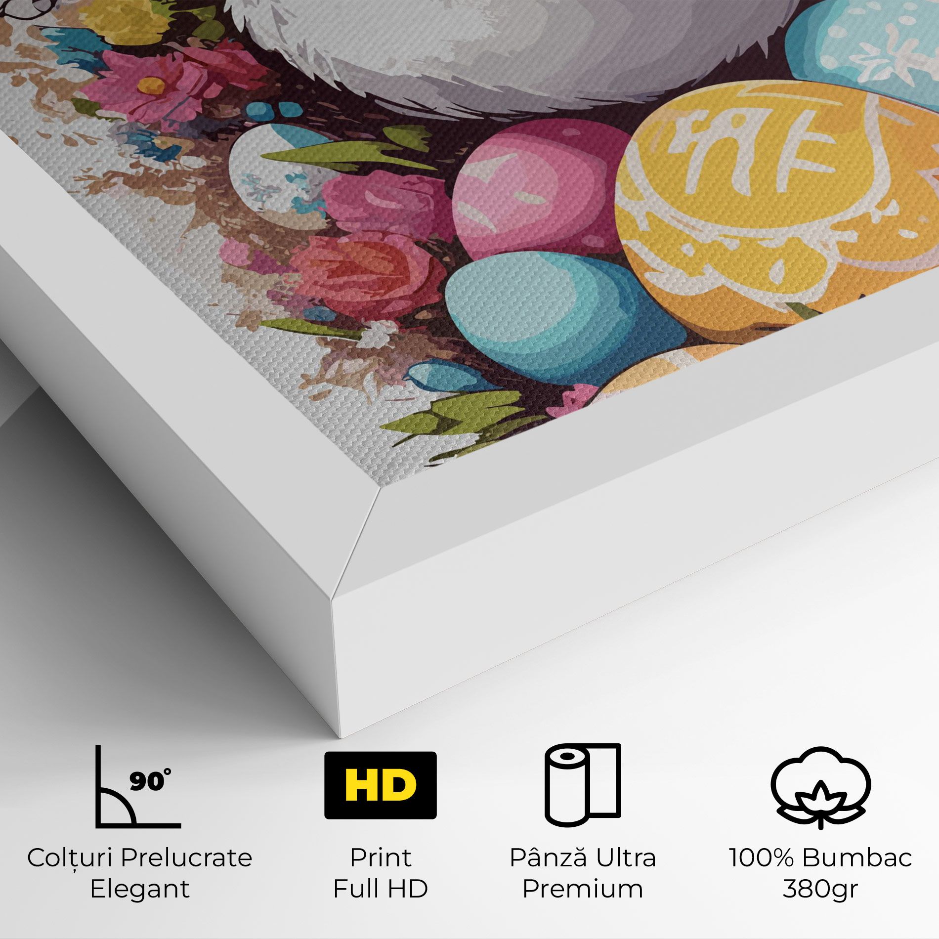White Easter Bunny mockup 4