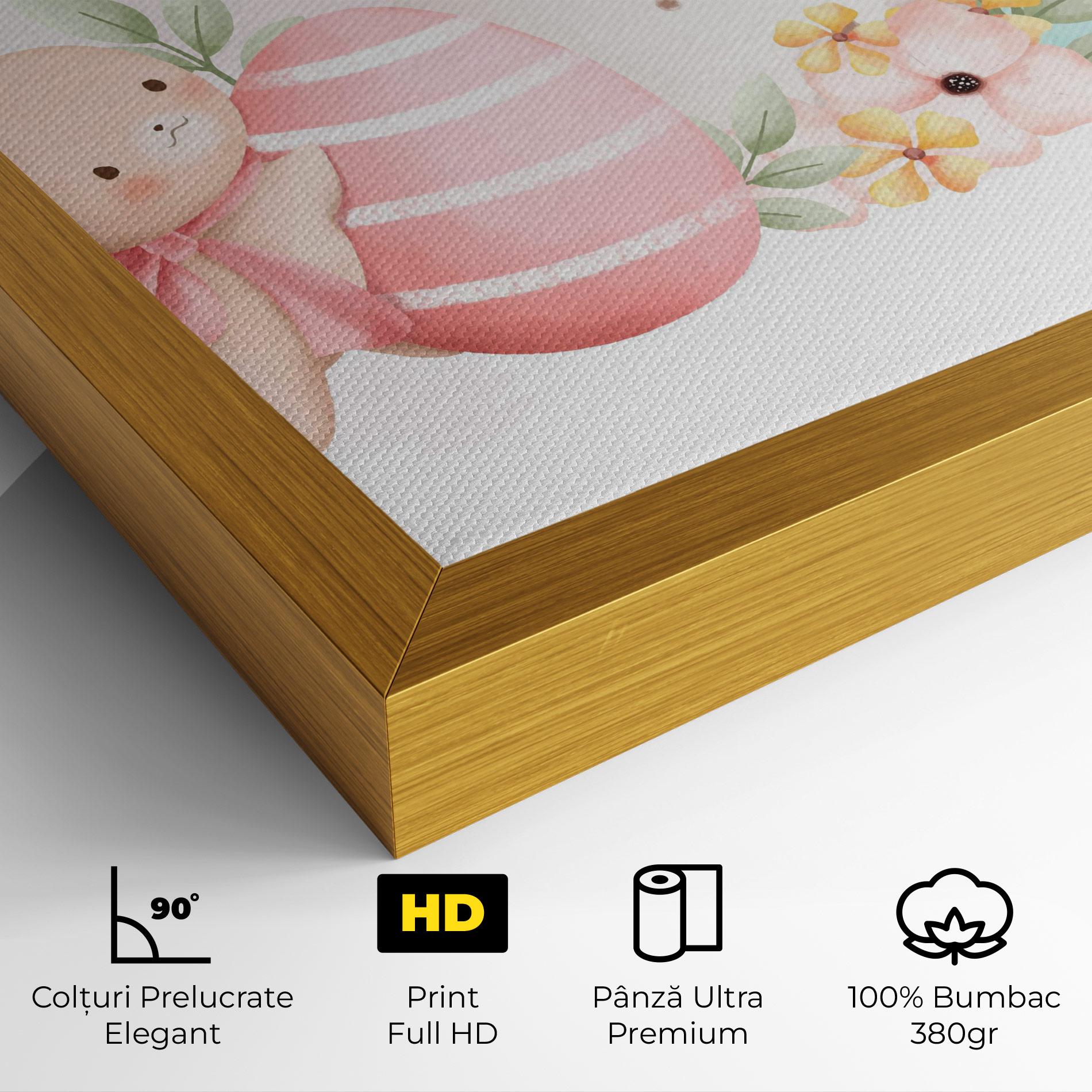 Tablou Canvas Cute Bunny Art mockup 4