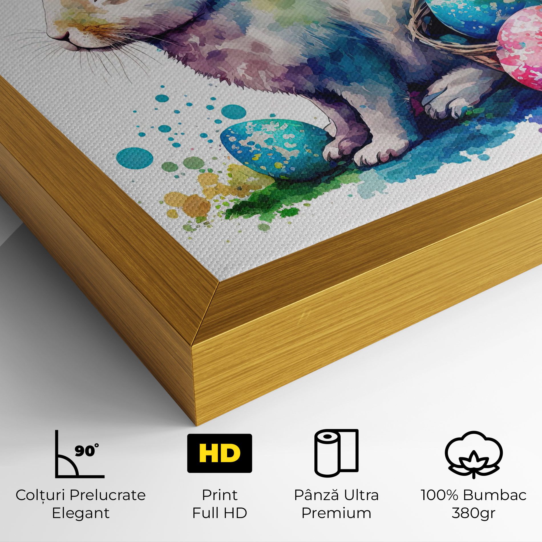 Easter Bunny Watercolor mockup 4