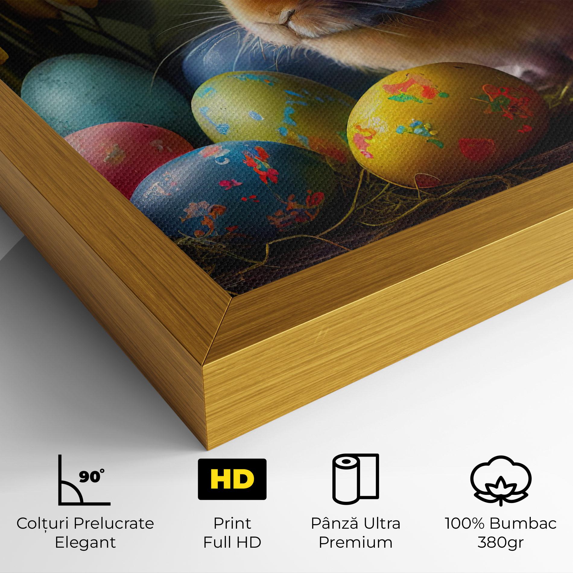 Tablou Canvas Easter Cute Rabbit mockup 4