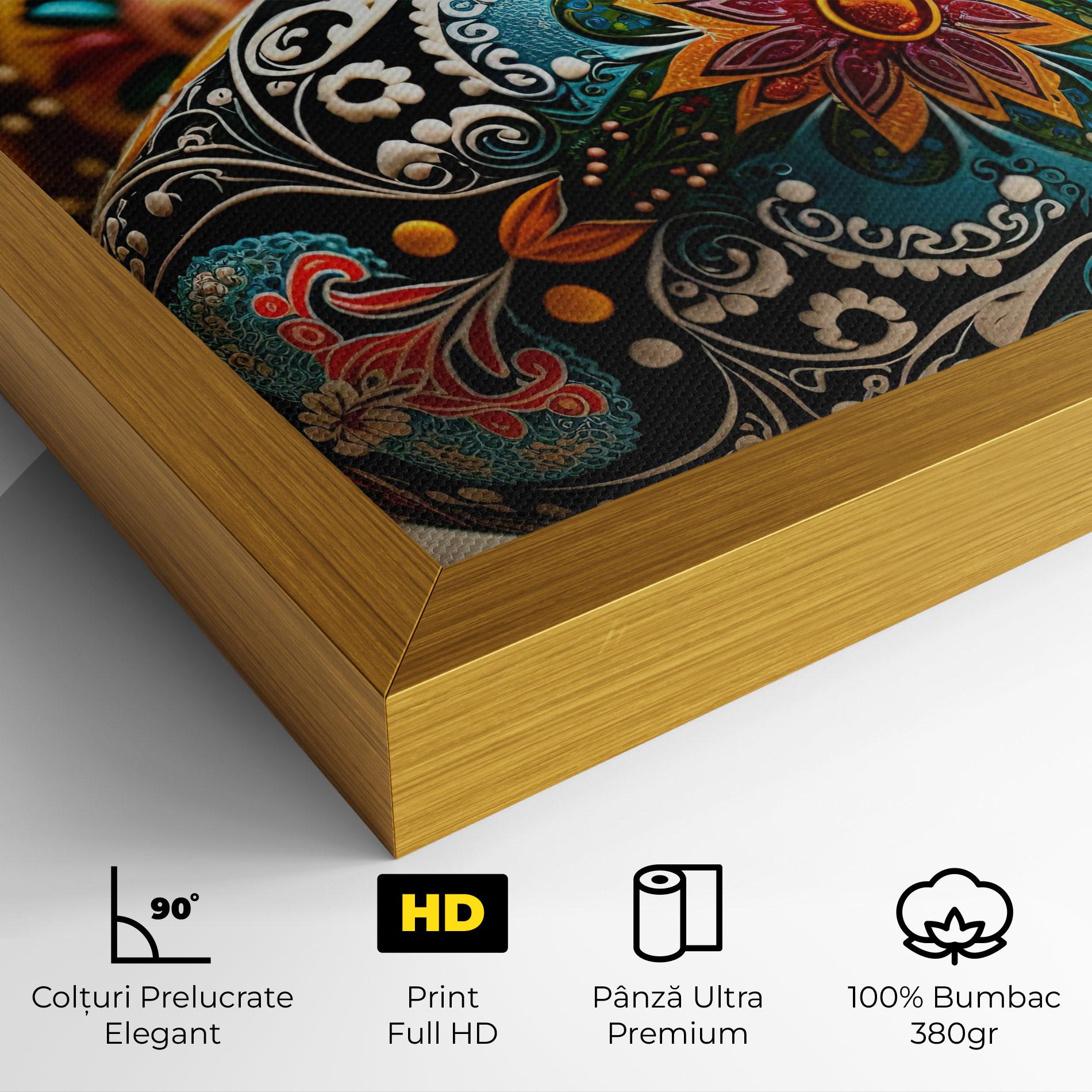 Tablou Canvas Easter Eggs Ornament mockup 4