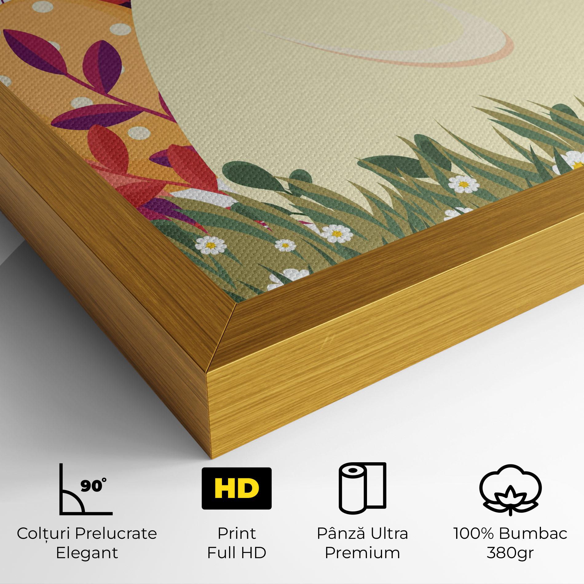 Tablou Canvas Friendly Bunny mockup 4