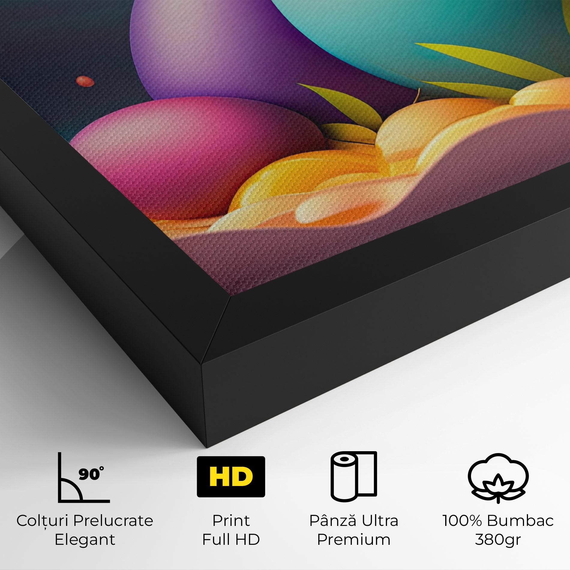 Tablou Canvas Big Blue Easter Egg mockup 4