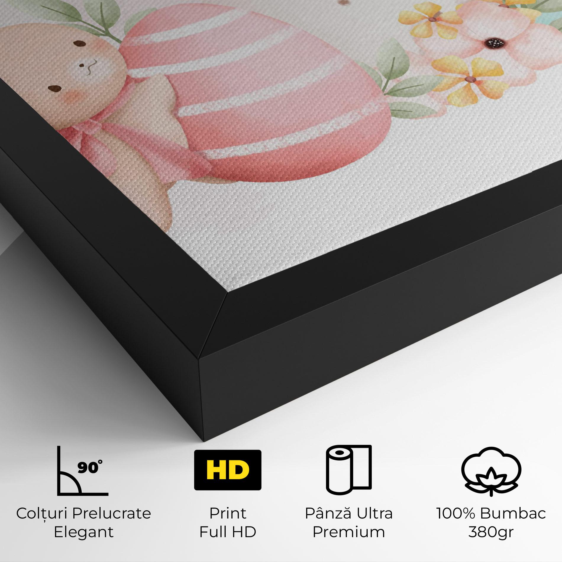 Tablou Canvas Cute Bunny Art mockup 4