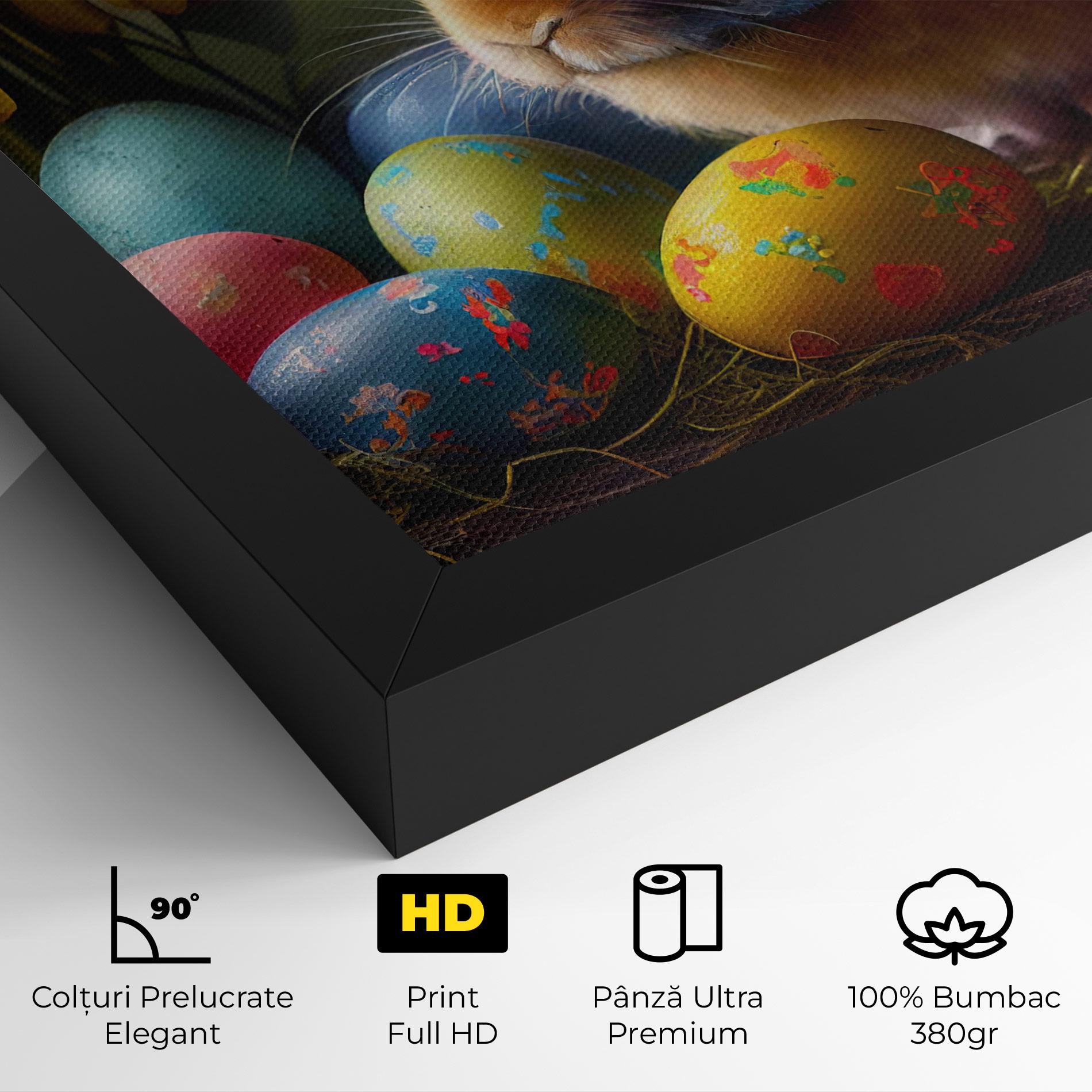 Tablou Canvas Easter Cute Rabbit mockup 4
