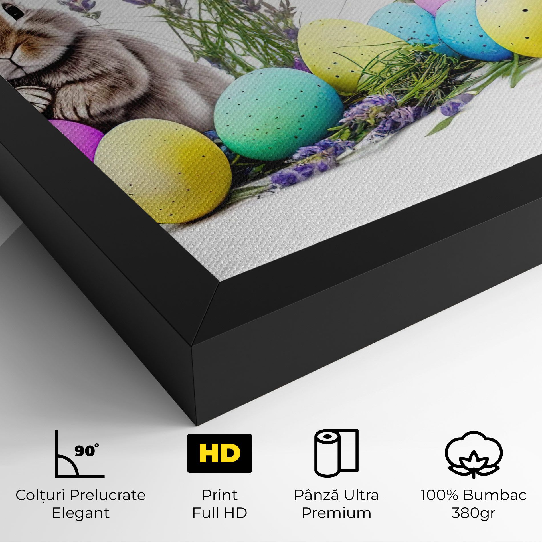 Flowers Easter Bunny mockup 4