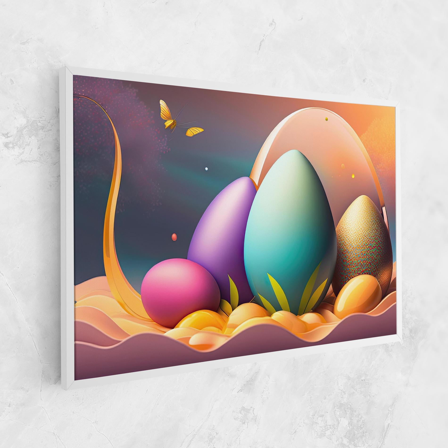 Tablou Canvas Big Blue Easter Egg mockup 1