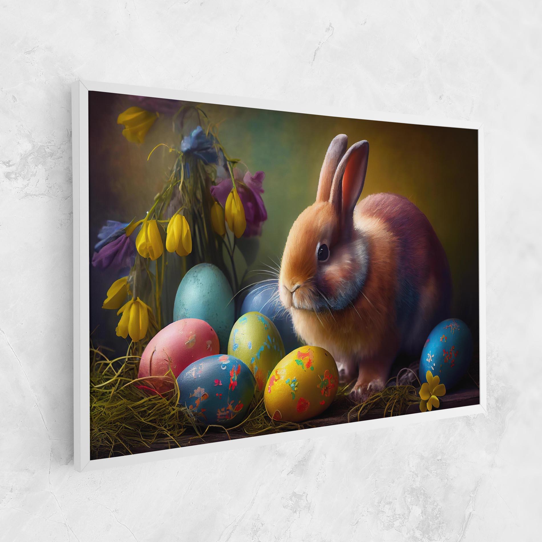 Tablou Canvas Easter Cute Rabbit mockup 1
