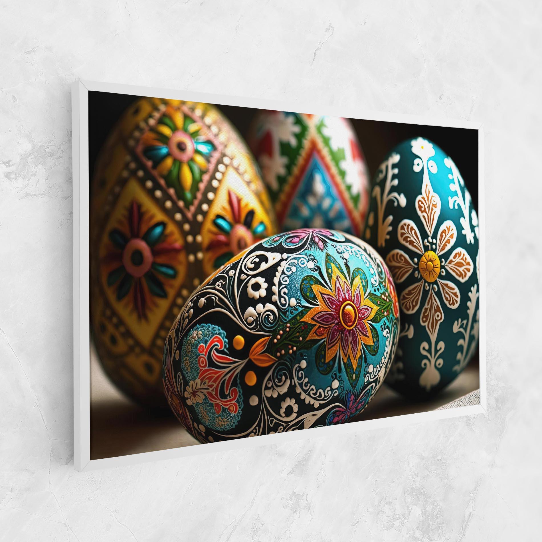 Tablou Canvas Easter Eggs Ornament mockup 1