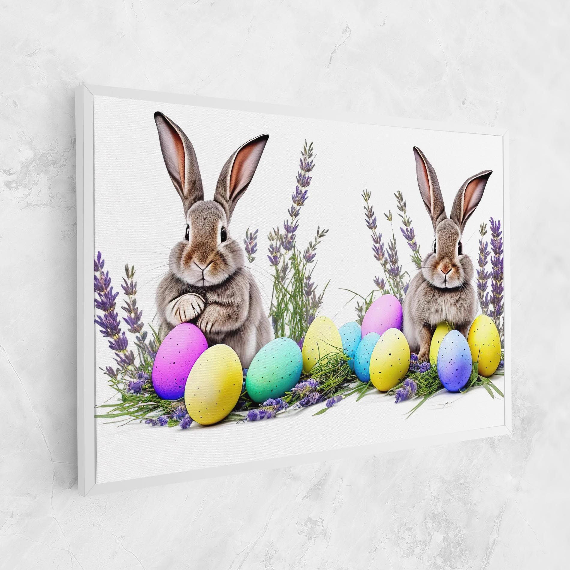 Flowers Easter Bunny mockup 1