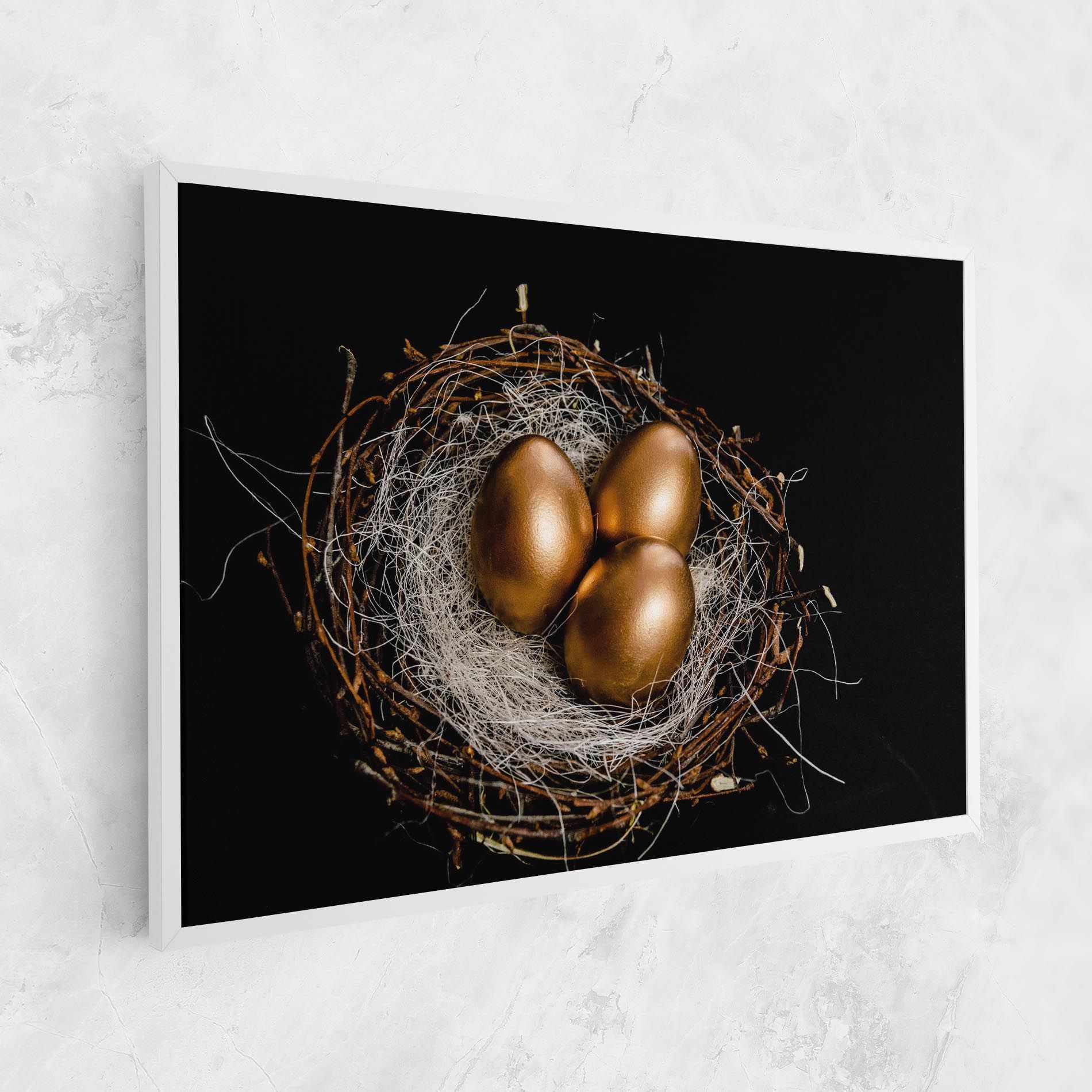 Pretty Golden Easter Eggs mockup 1