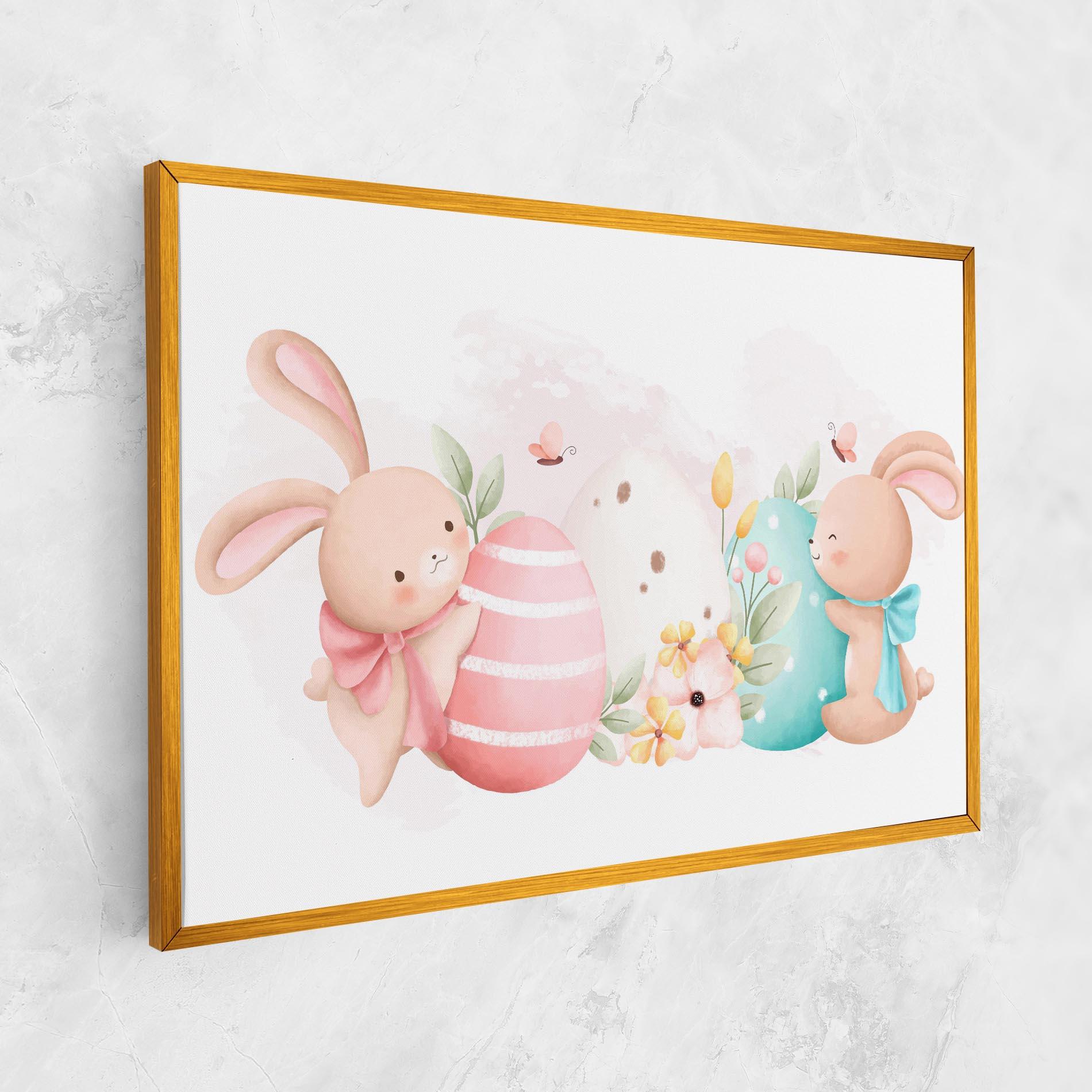 Tablou Canvas Cute Bunny Art mockup 1