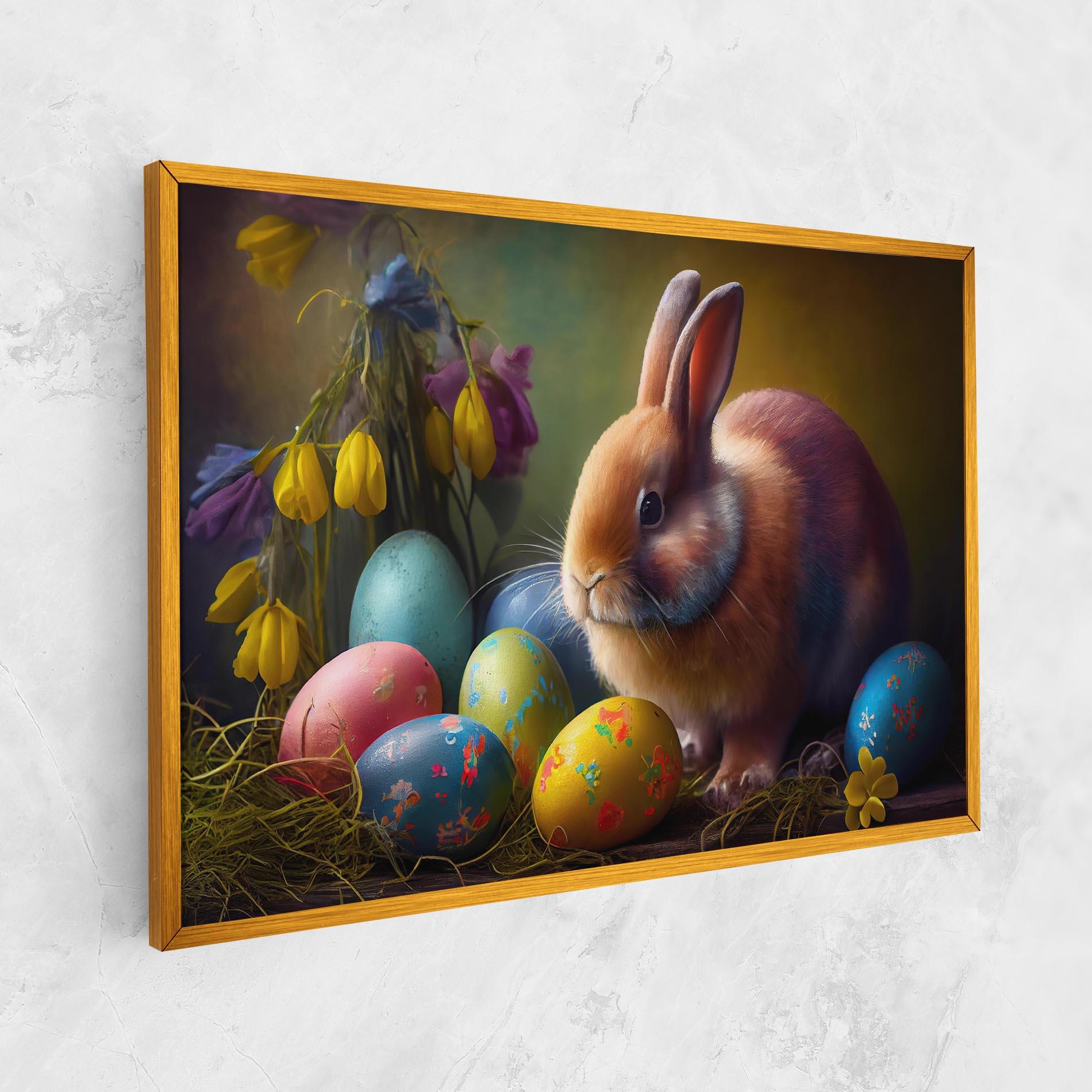 Tablou Canvas Easter Cute Rabbit mockup 1