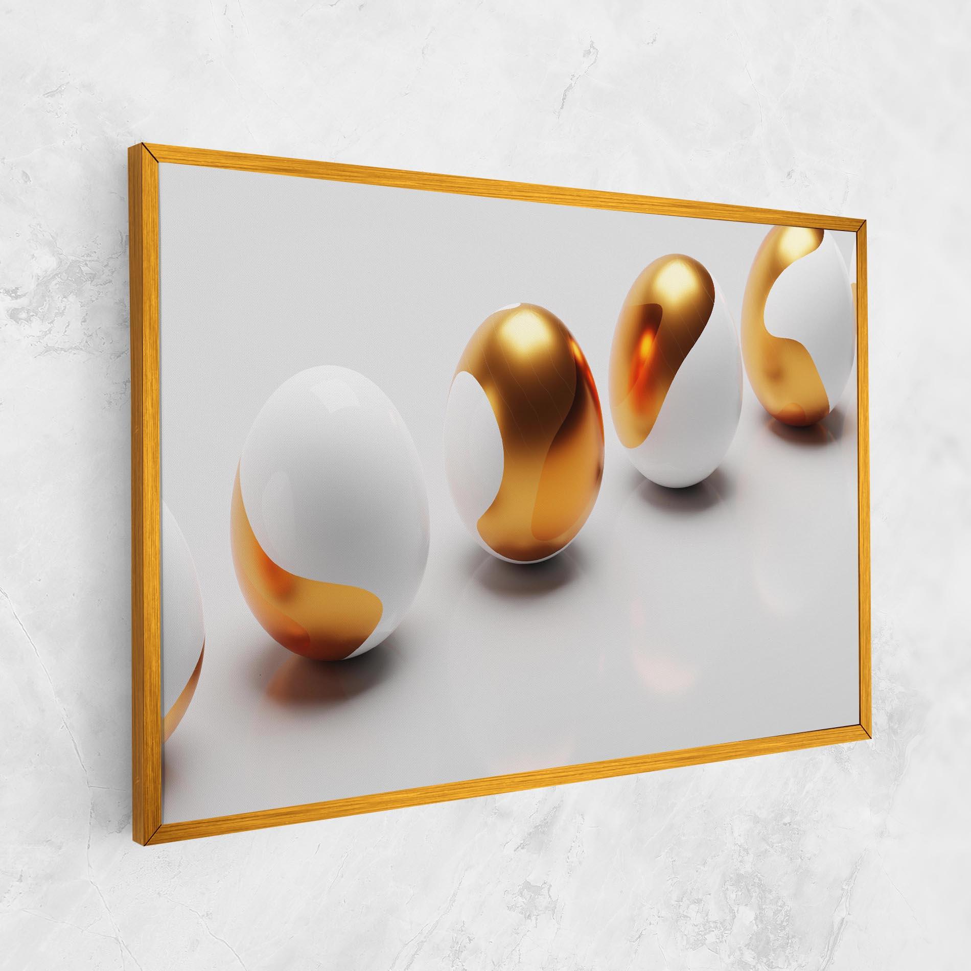 Tablou Canvas Elegant Easter Eggs mockup 1