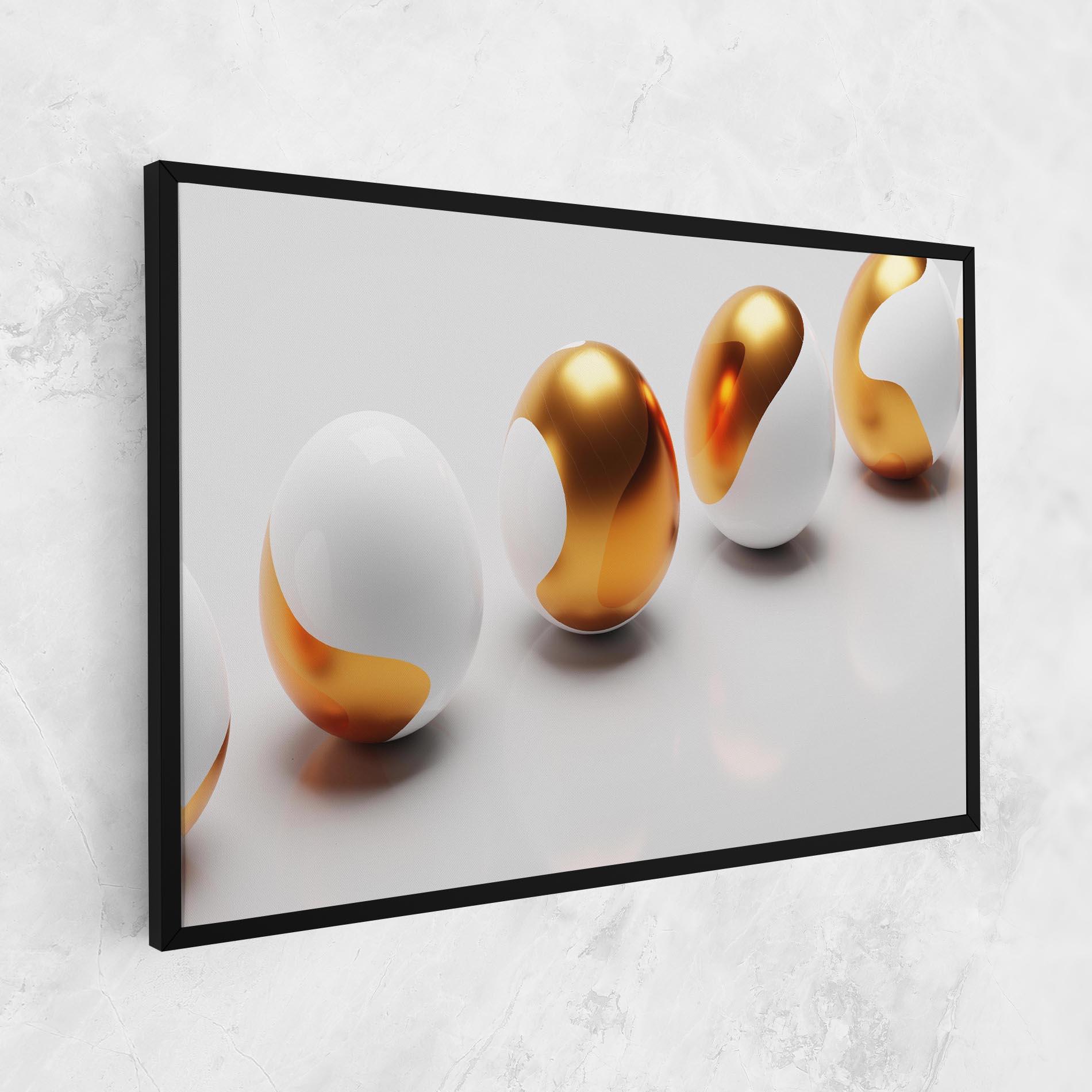Tablou Canvas Elegant Easter Eggs mockup 1